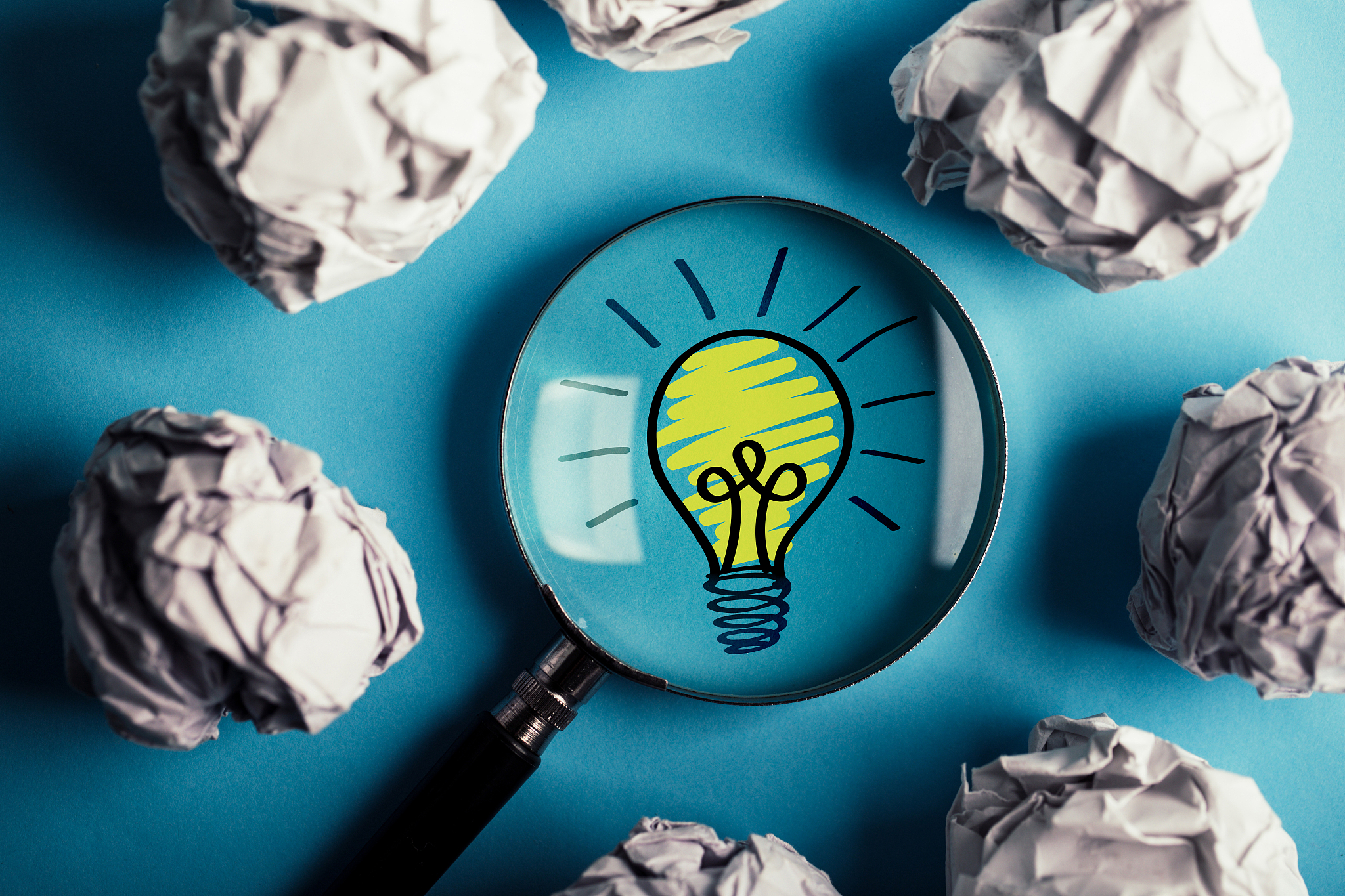 creative idea and innovation concept