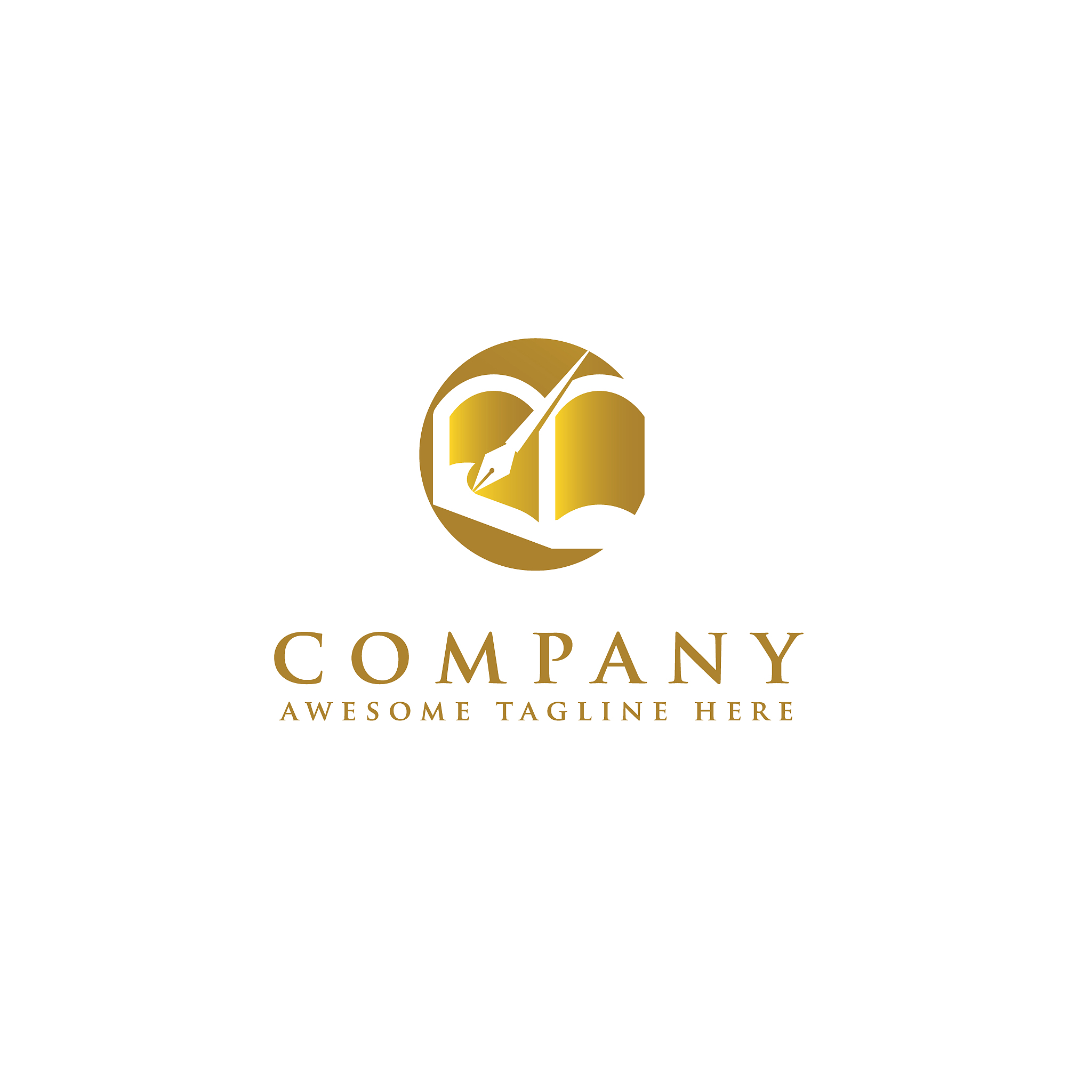 abstract book logo