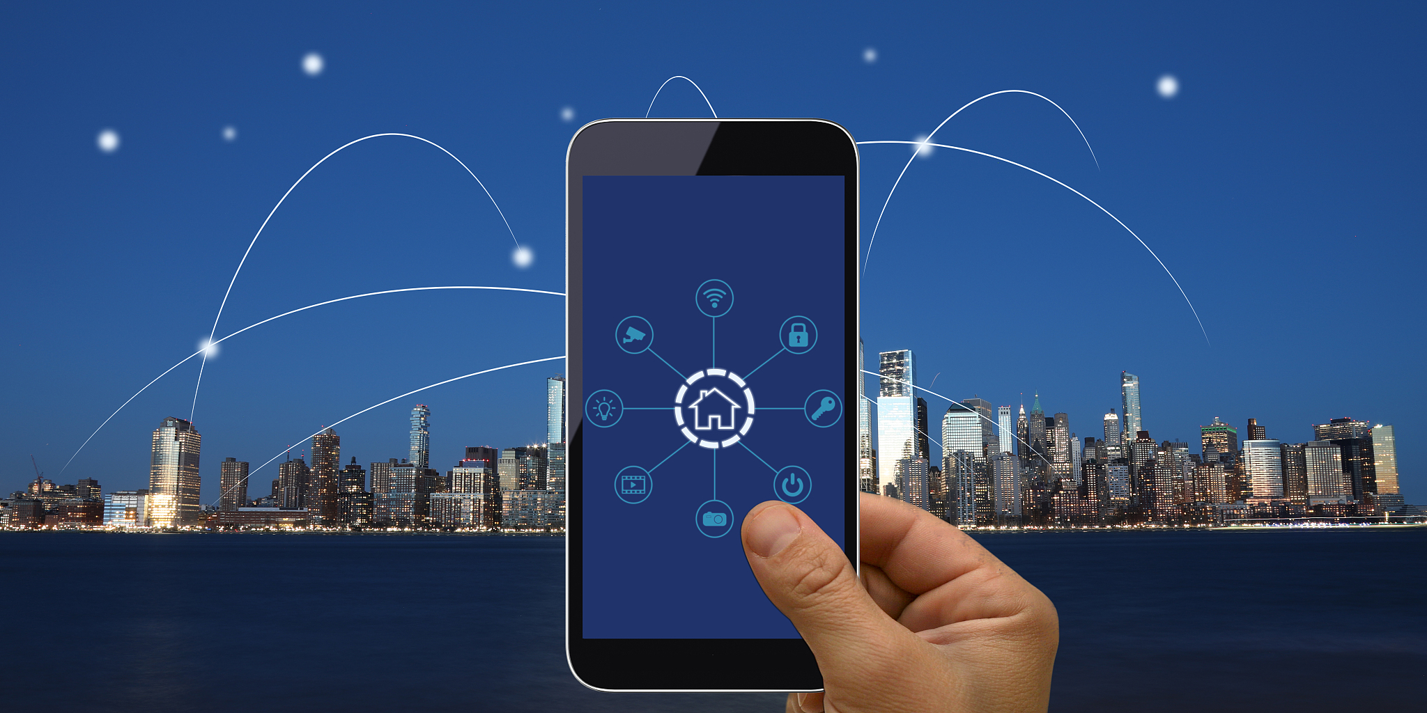 computer network connection smart city future internet technolog
