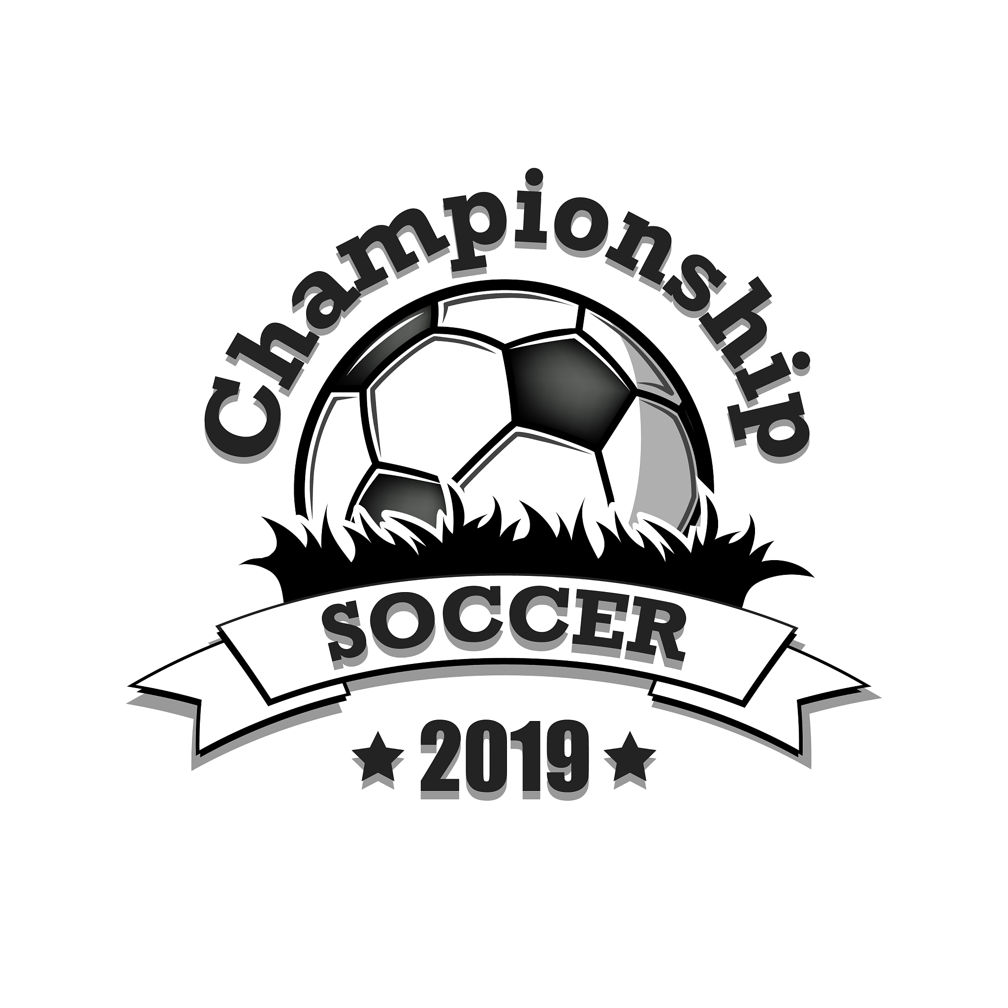 soccer logo design template