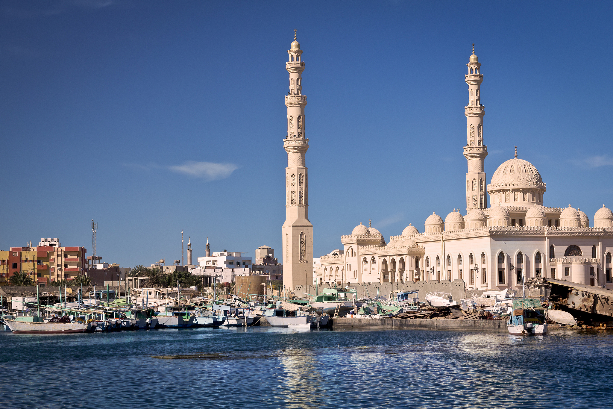 mosque in hurghada, egypt