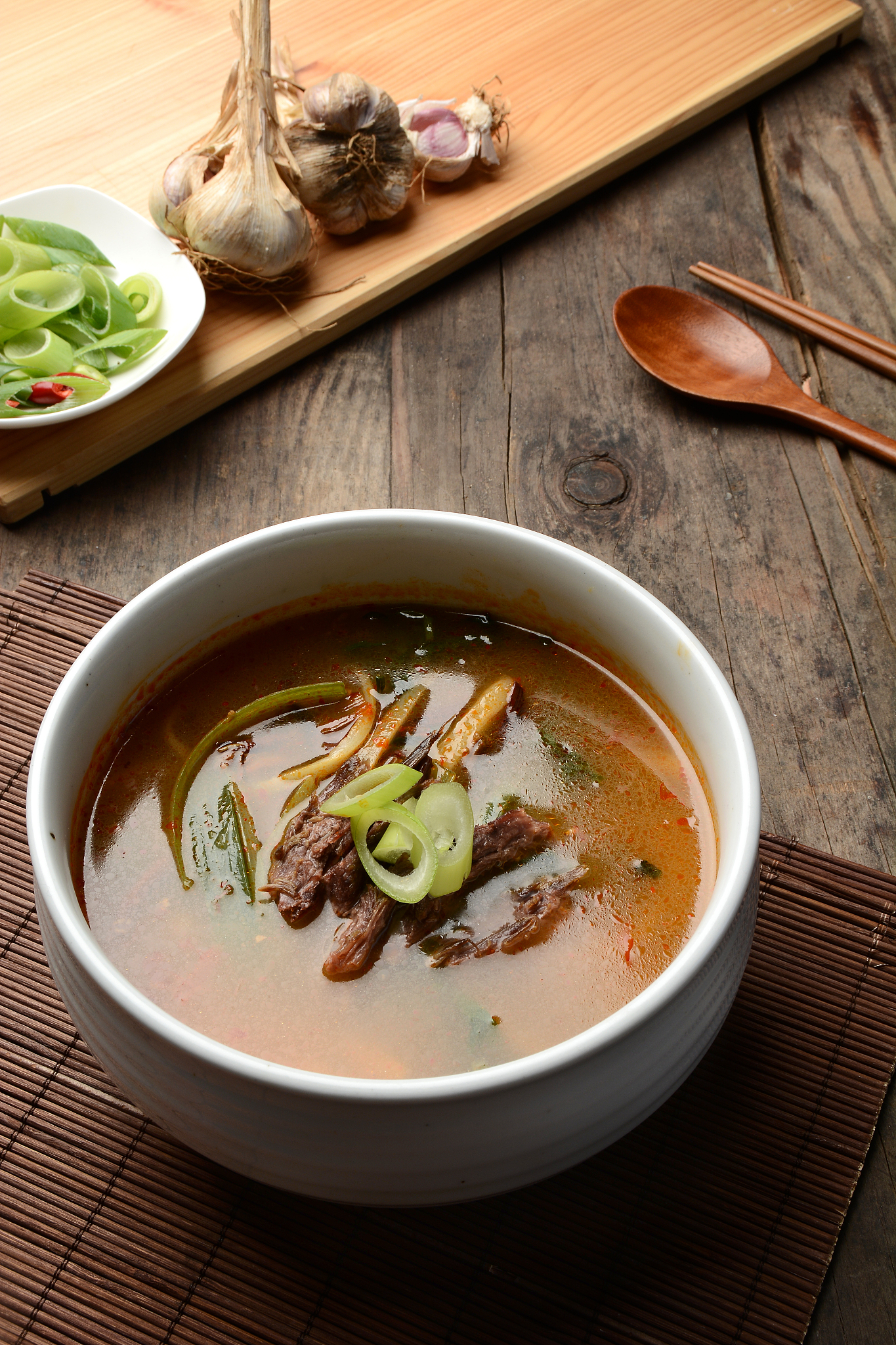 yukgaejang, hot spicy meat stew