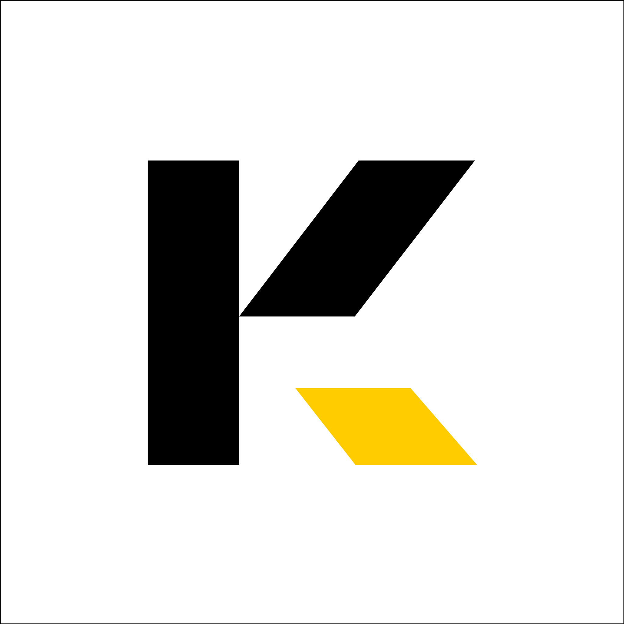 k logo initial letter logo design template