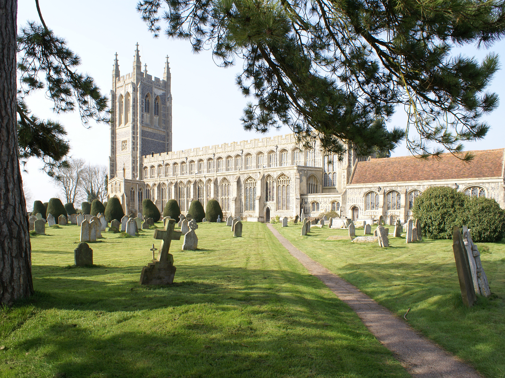 church and graveyard