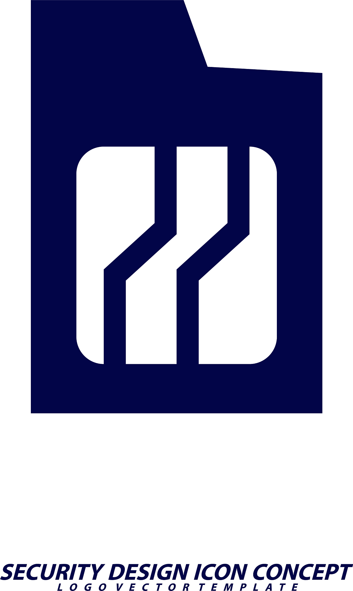 security icon logo design protection and