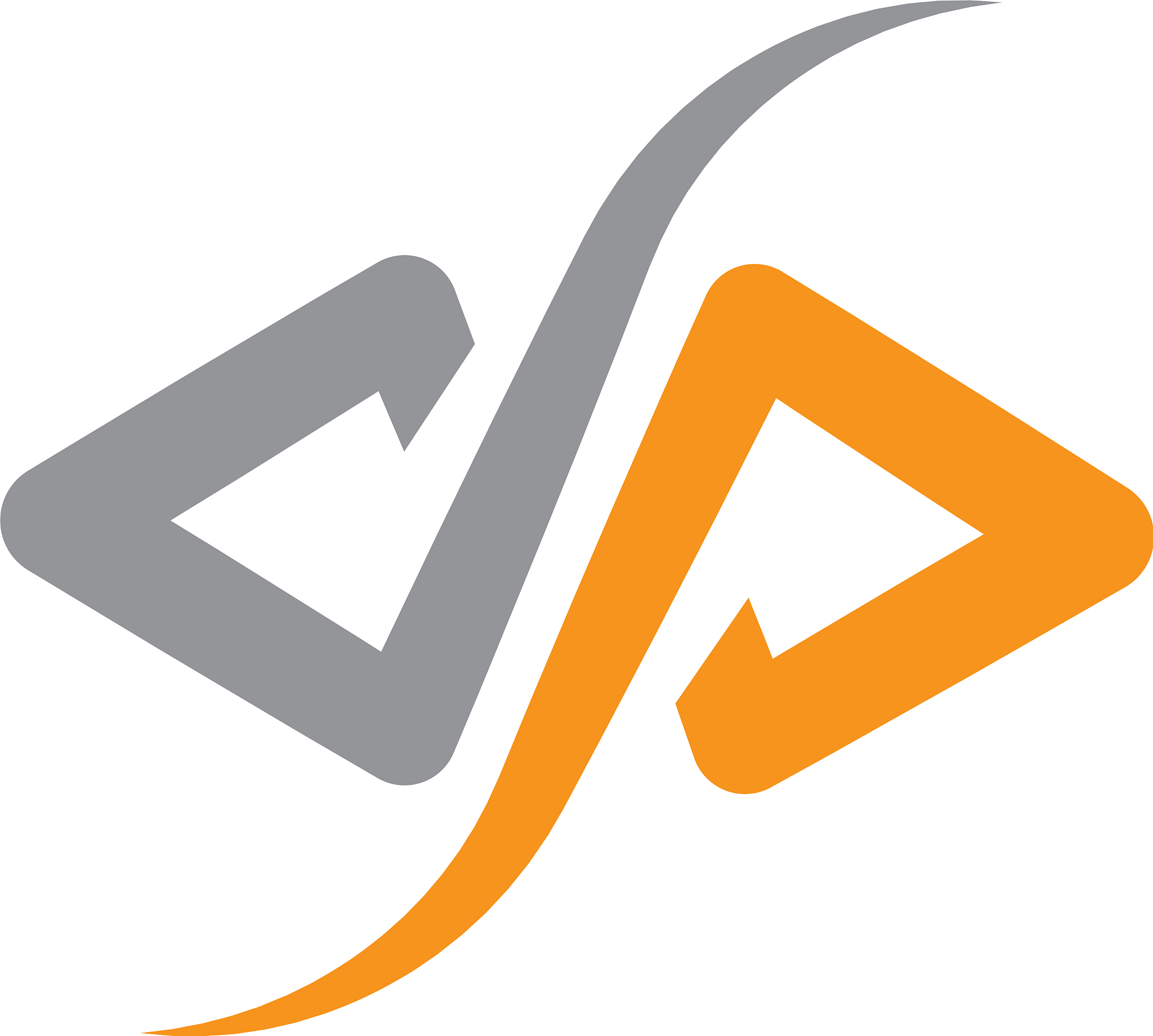 dp letter infinity logo