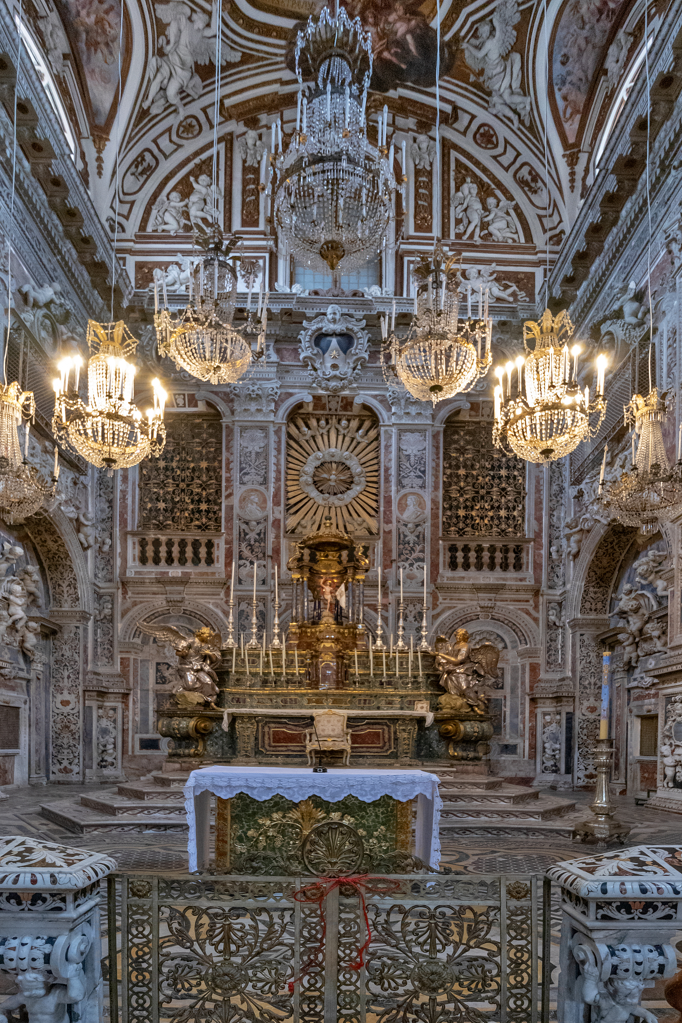 interior of the santa caterina church a major landmark in palerm