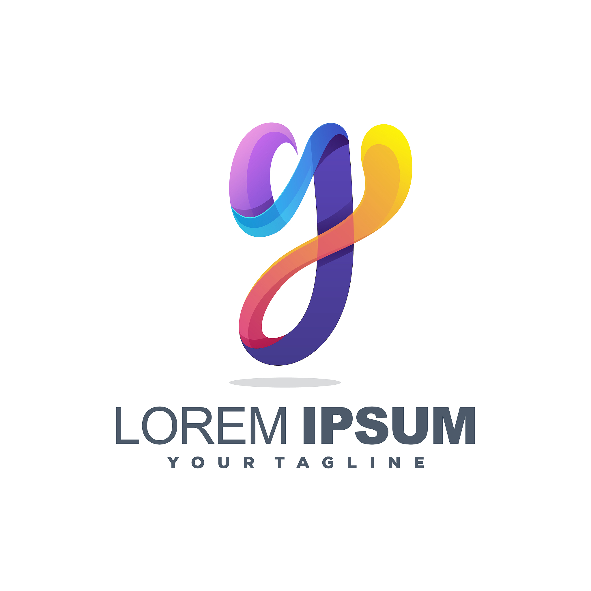 awesome letter y logo design