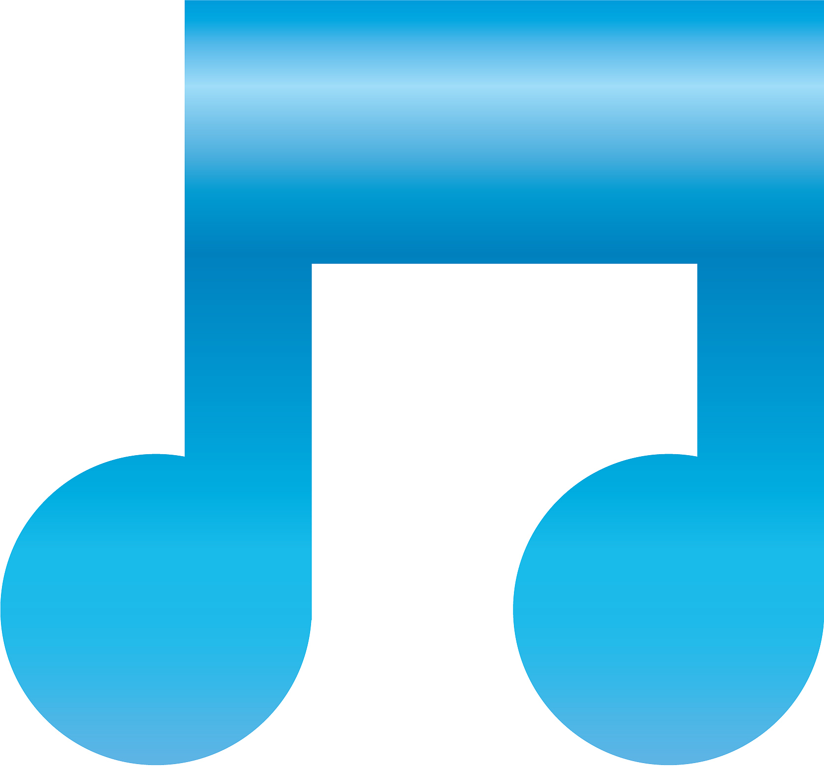 music note isolated