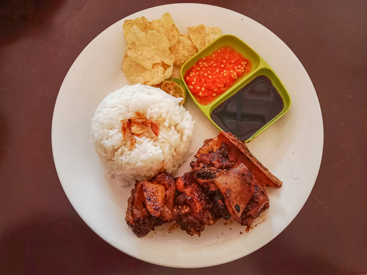 排骨饭的外卖评价