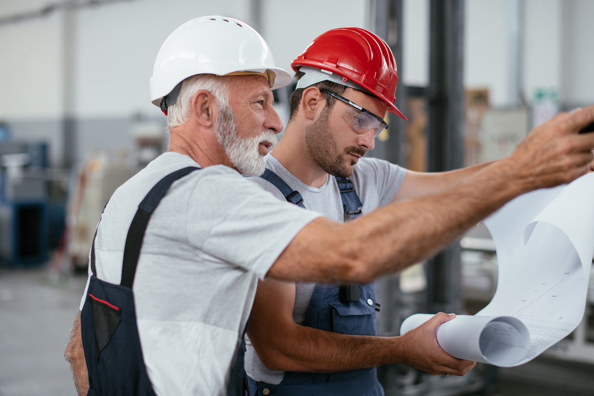 engineers working together