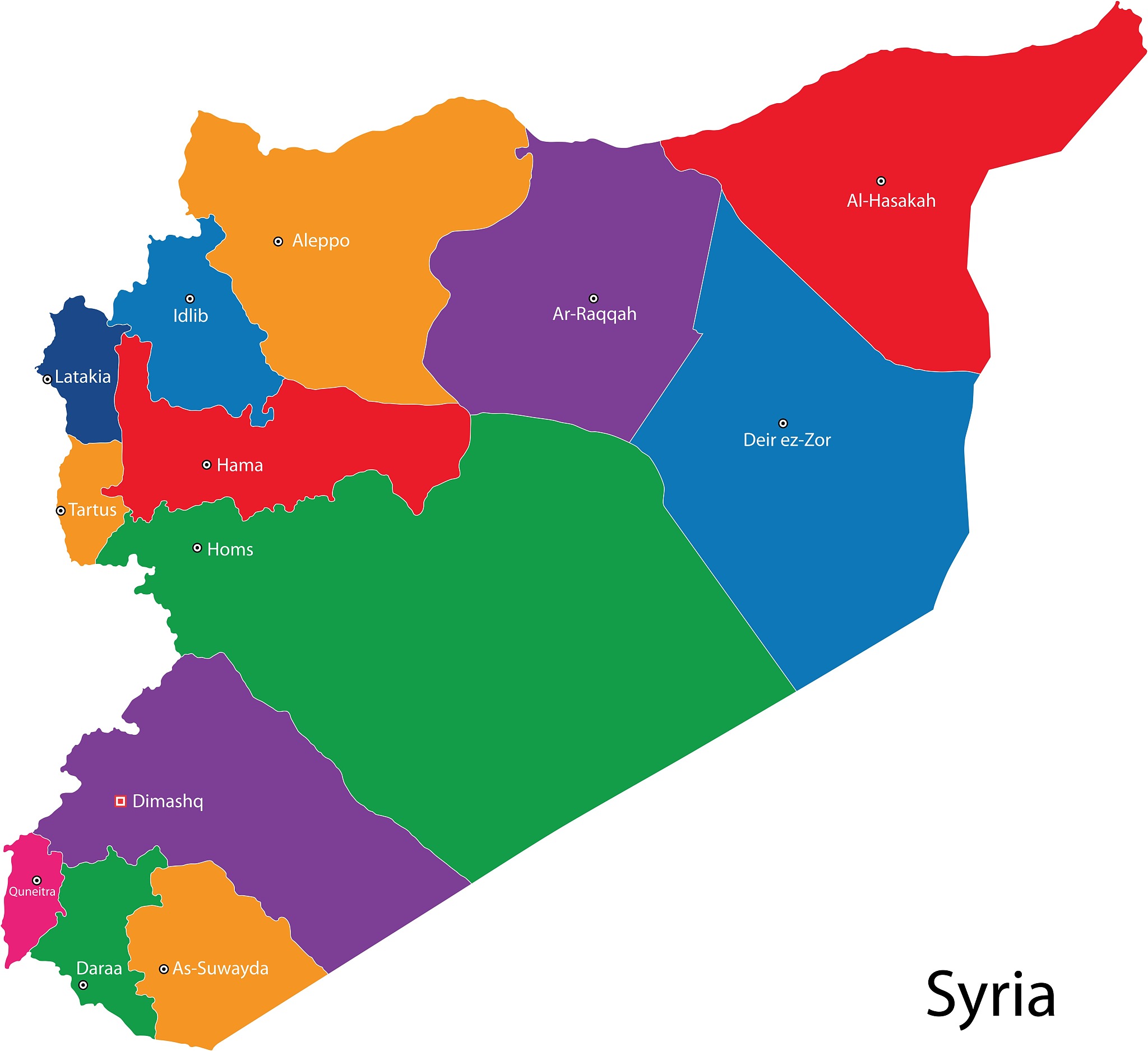 syria map
