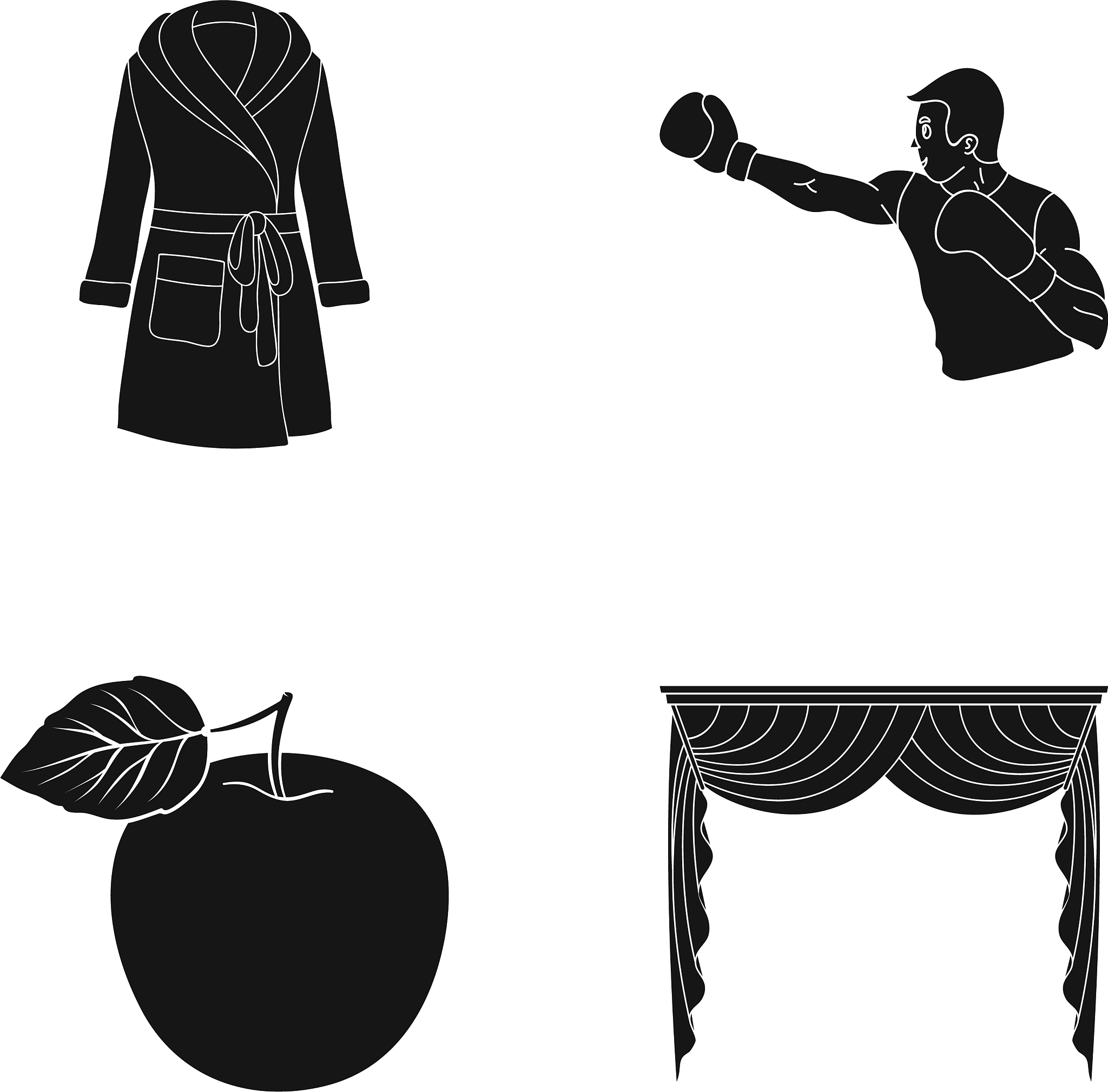 fabric design textiles and other web icon in