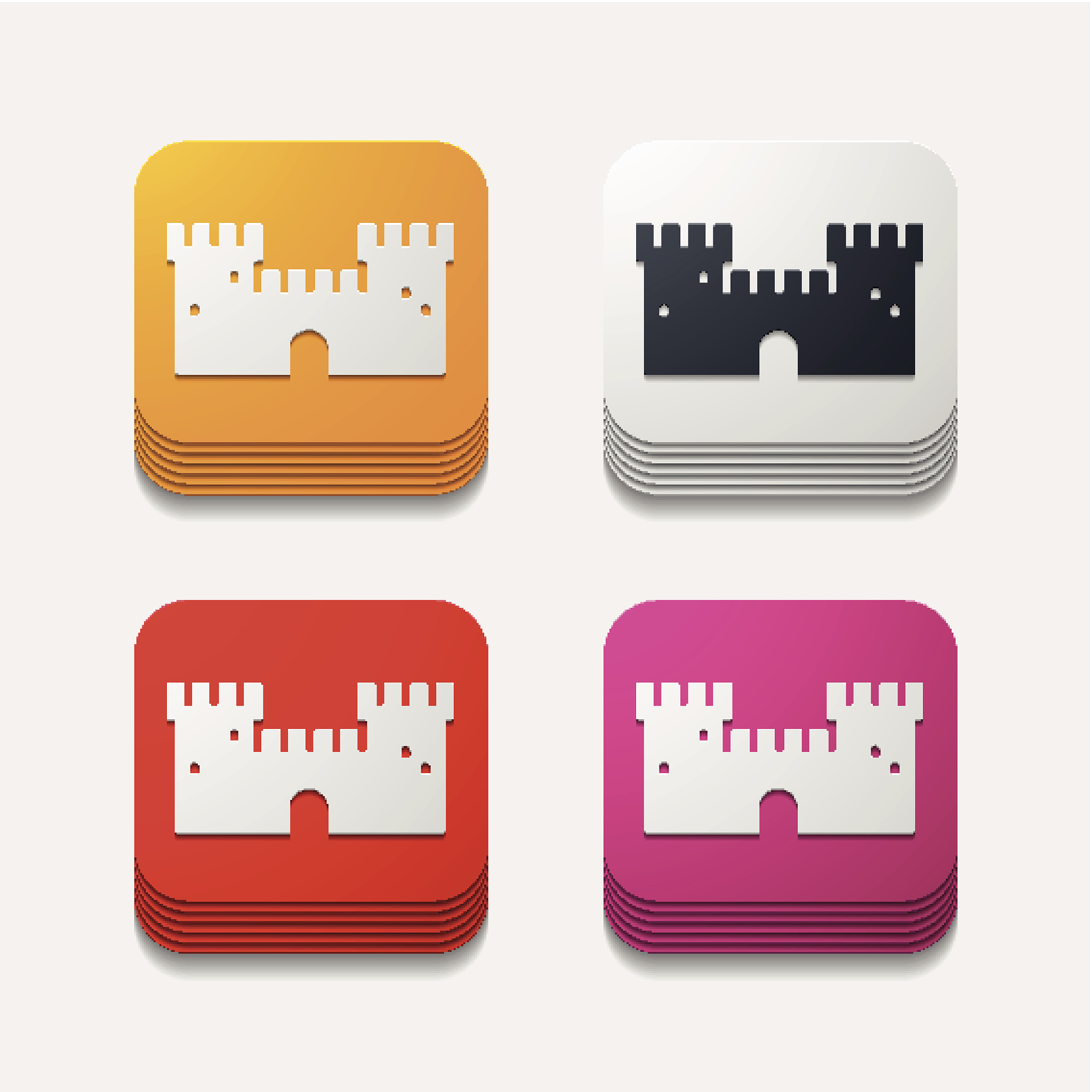 square button: fortress