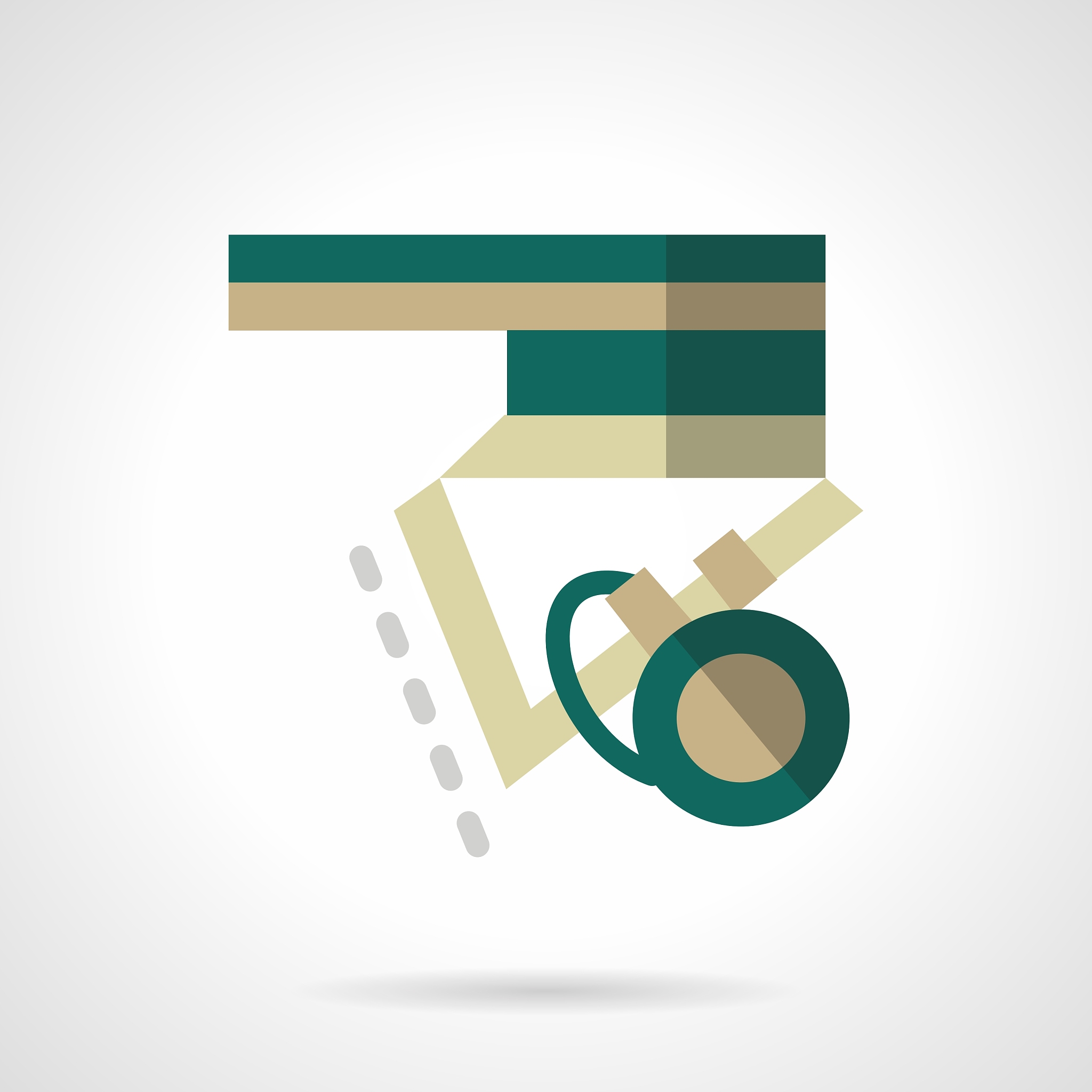 longboard element flat color icon