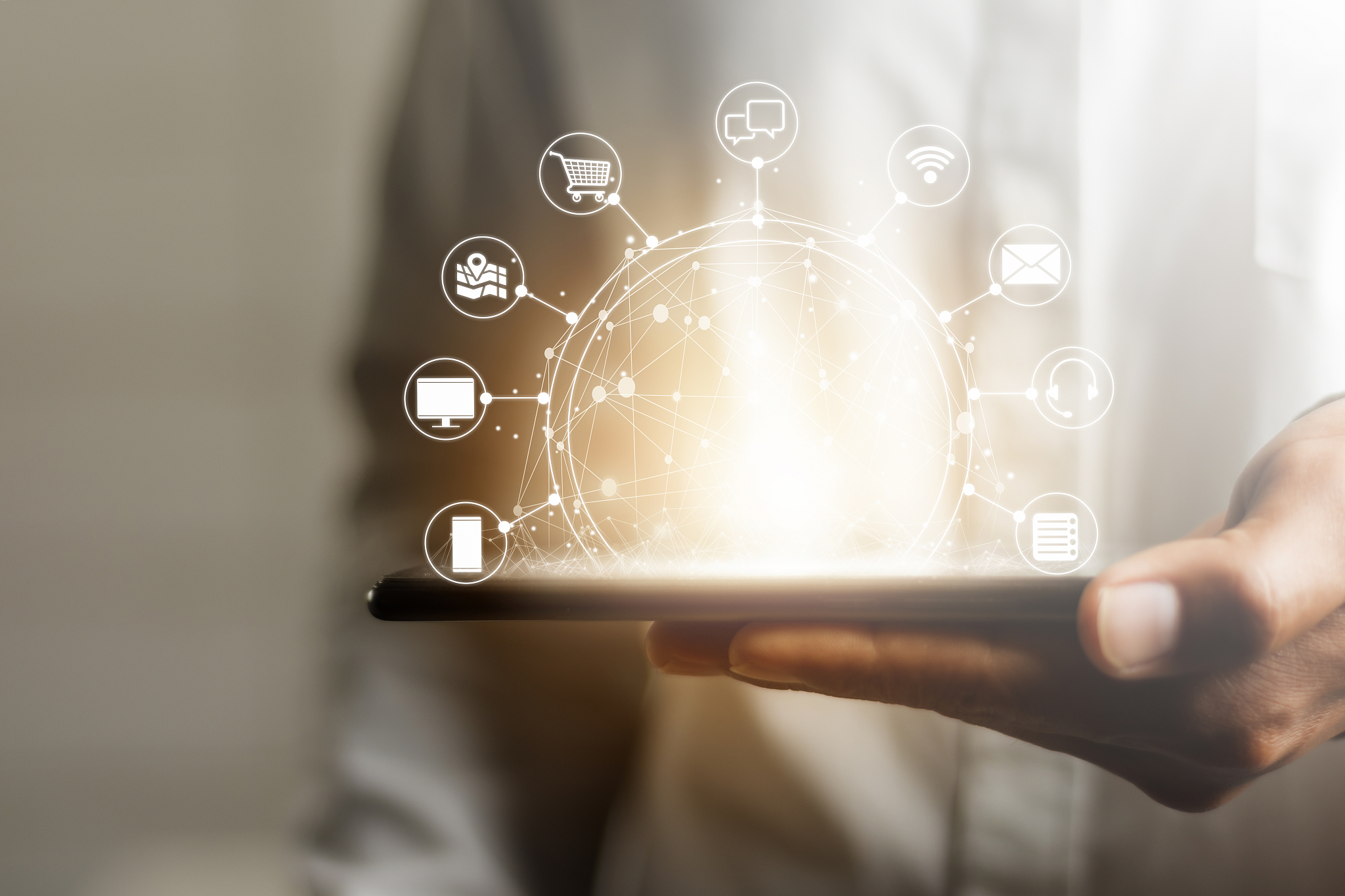 men who use online communication to choose services from the int