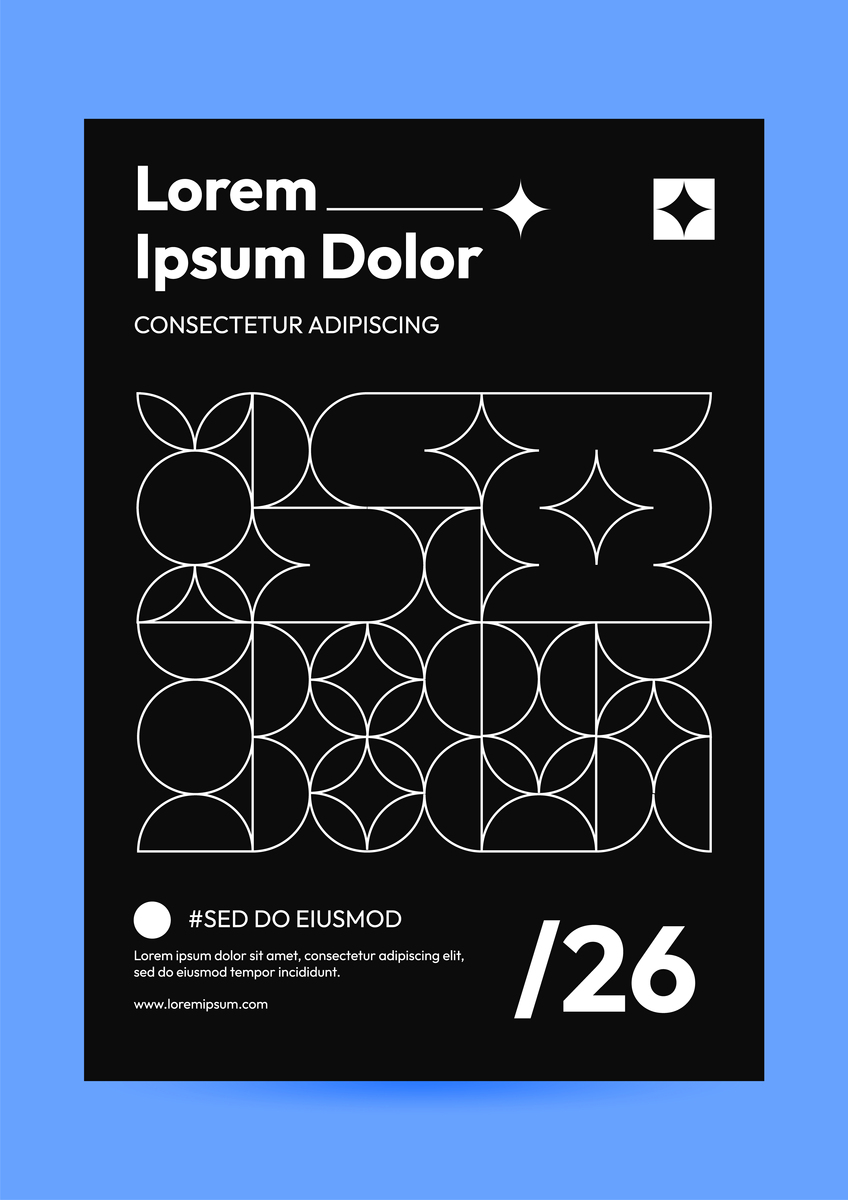 线条和结构简单 英文