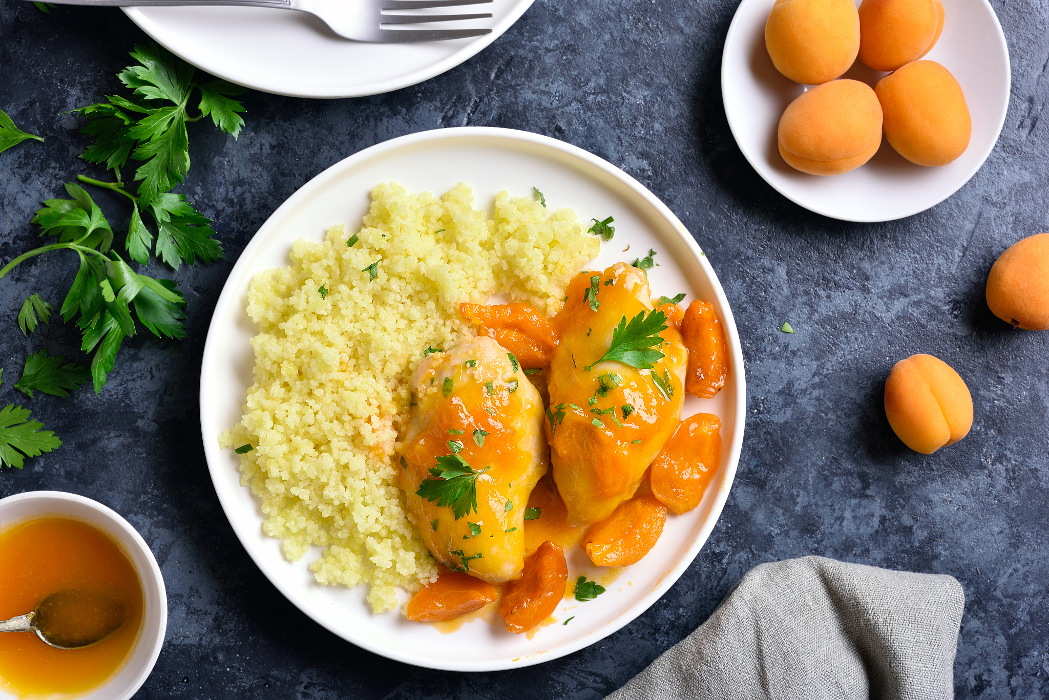 chicken breasts in apricot sauce