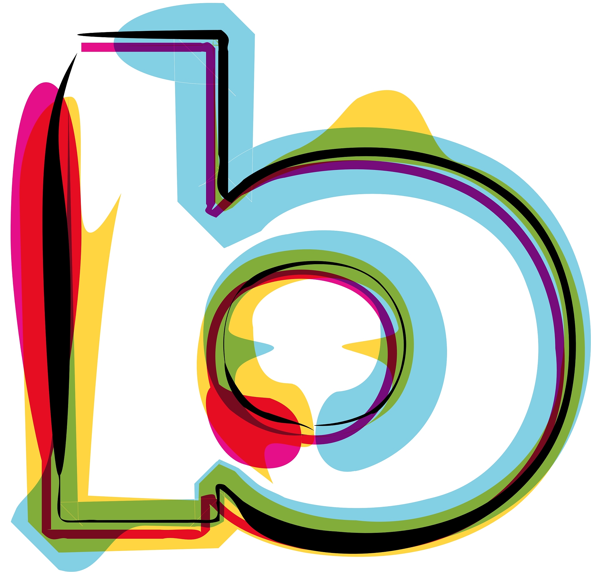 colorful font