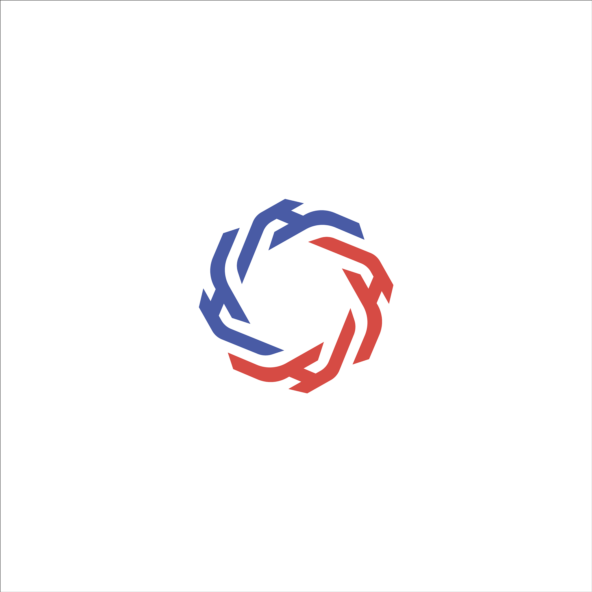 initial letter h or hh logo design template