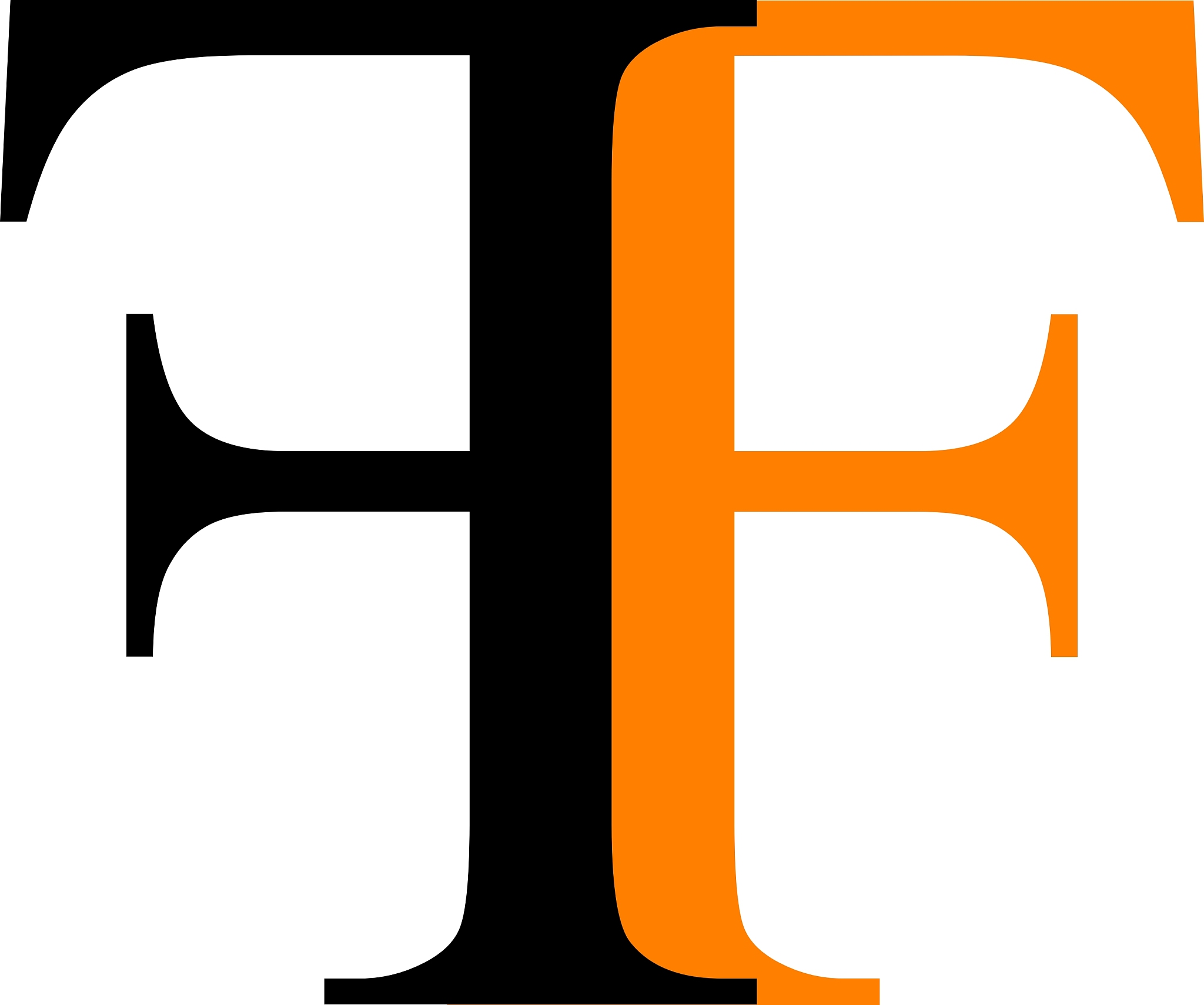 artwork with alphabet f