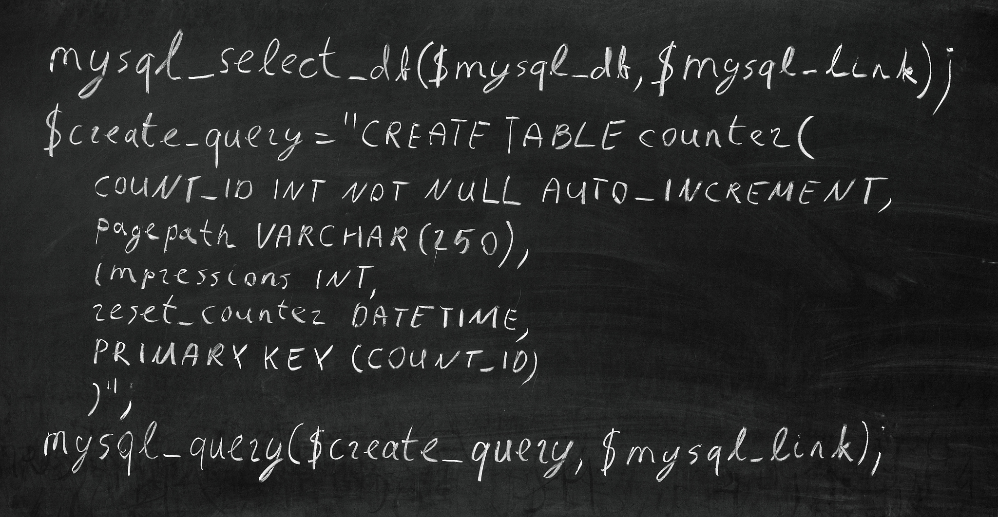 php code