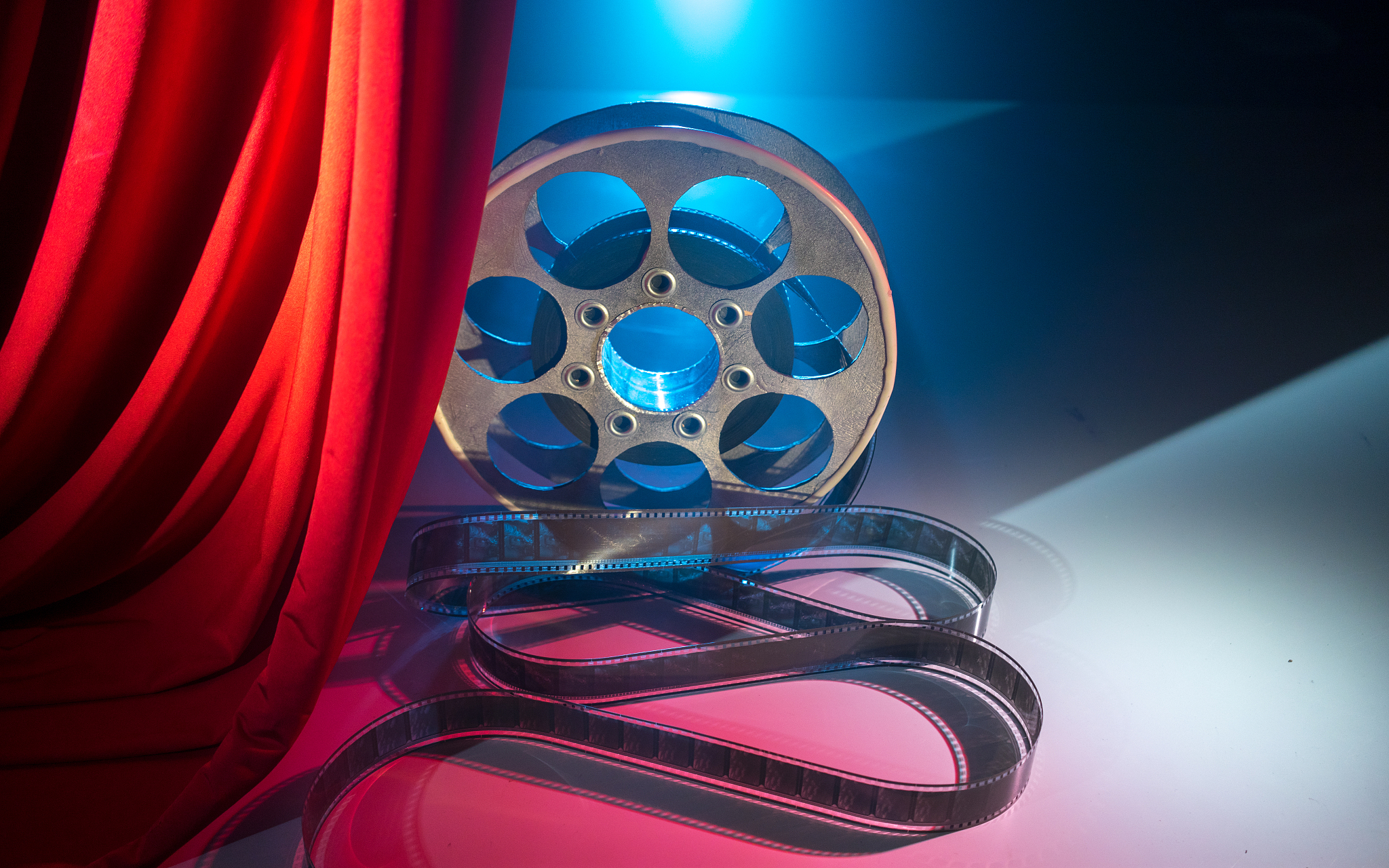 film coil, cinema, film industry