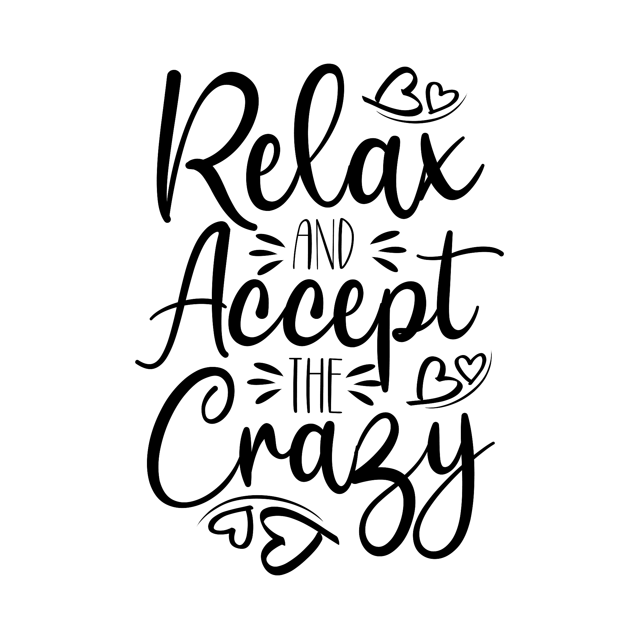 relax and accept the crazy- funny text.