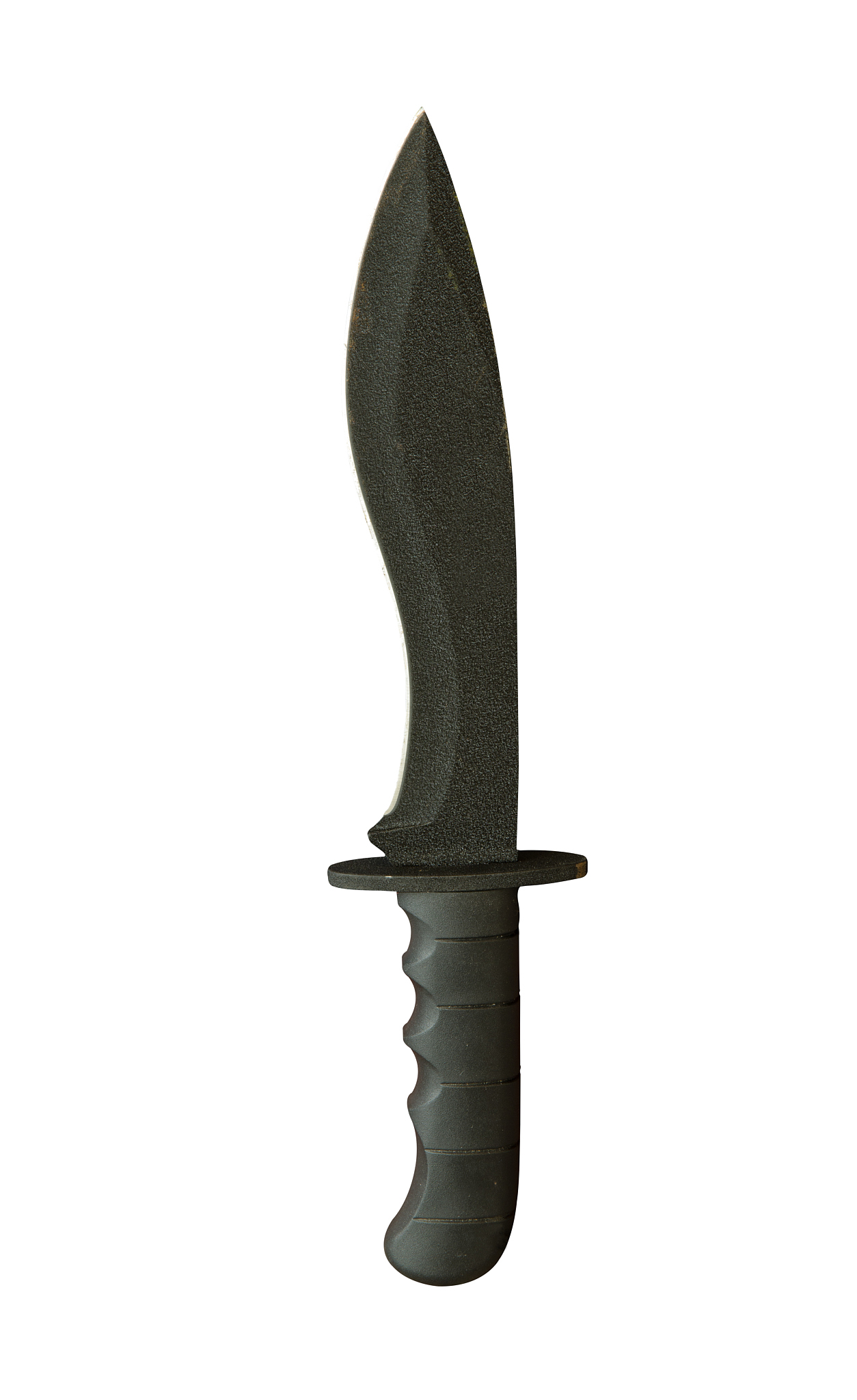 black knife isolated on white