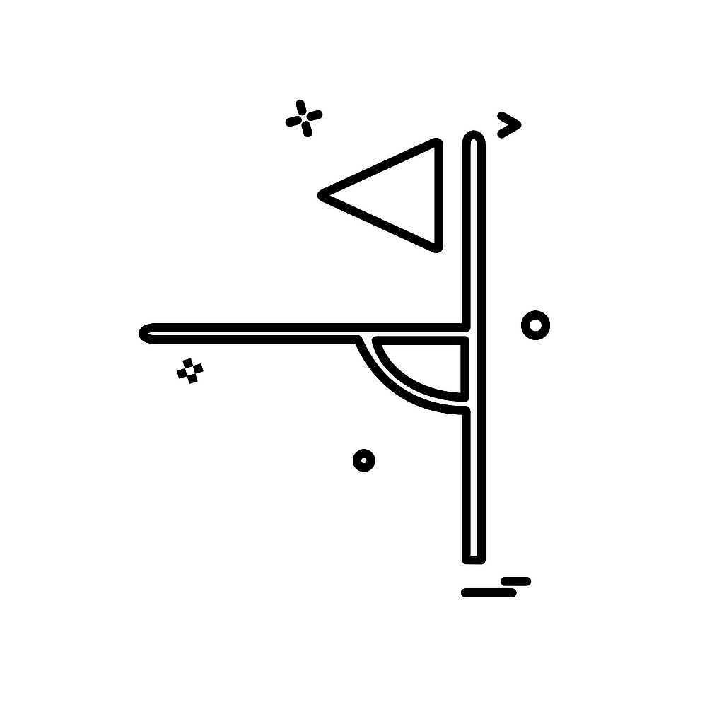 co<strong>r</strong>ner icon design vector