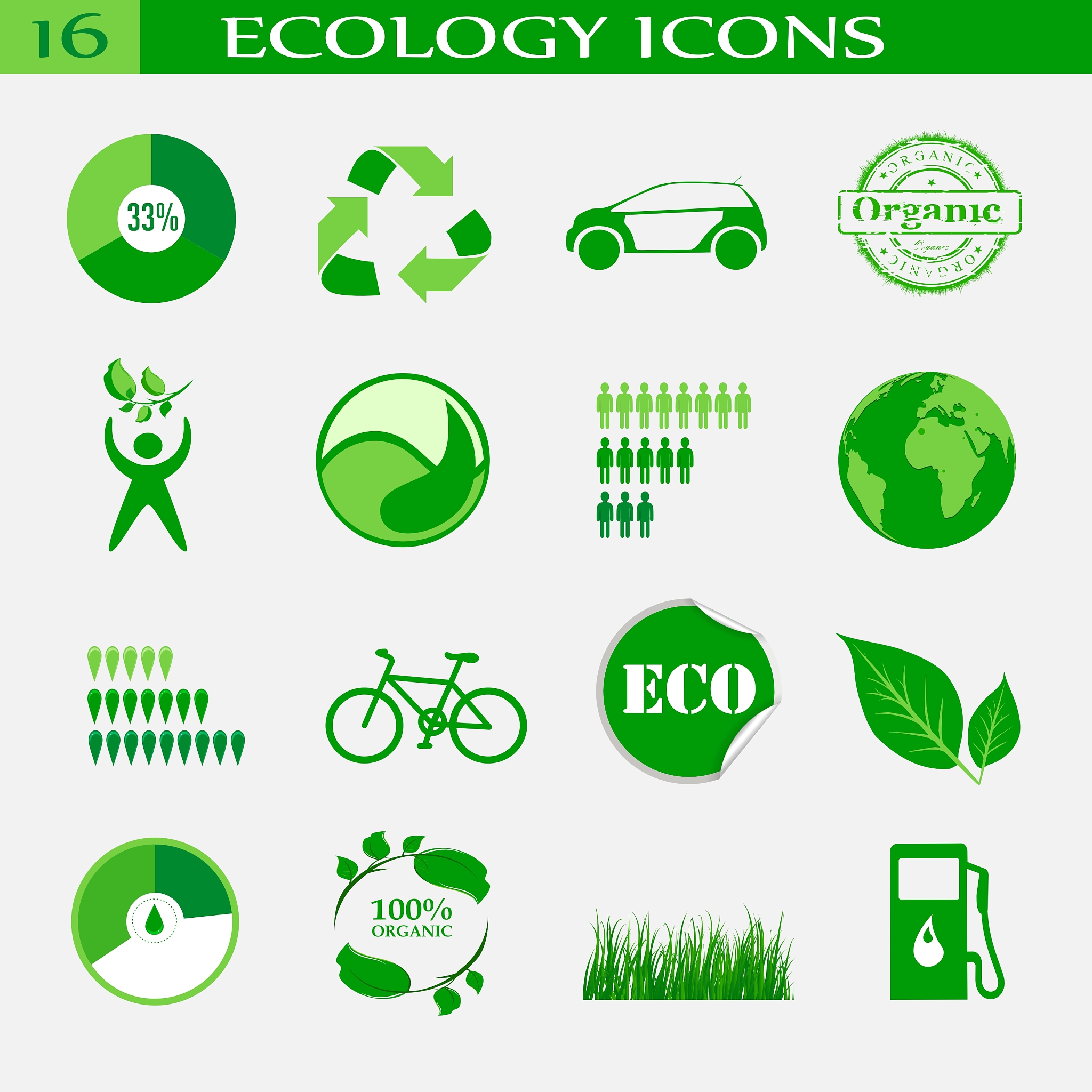 ecology icons emblem