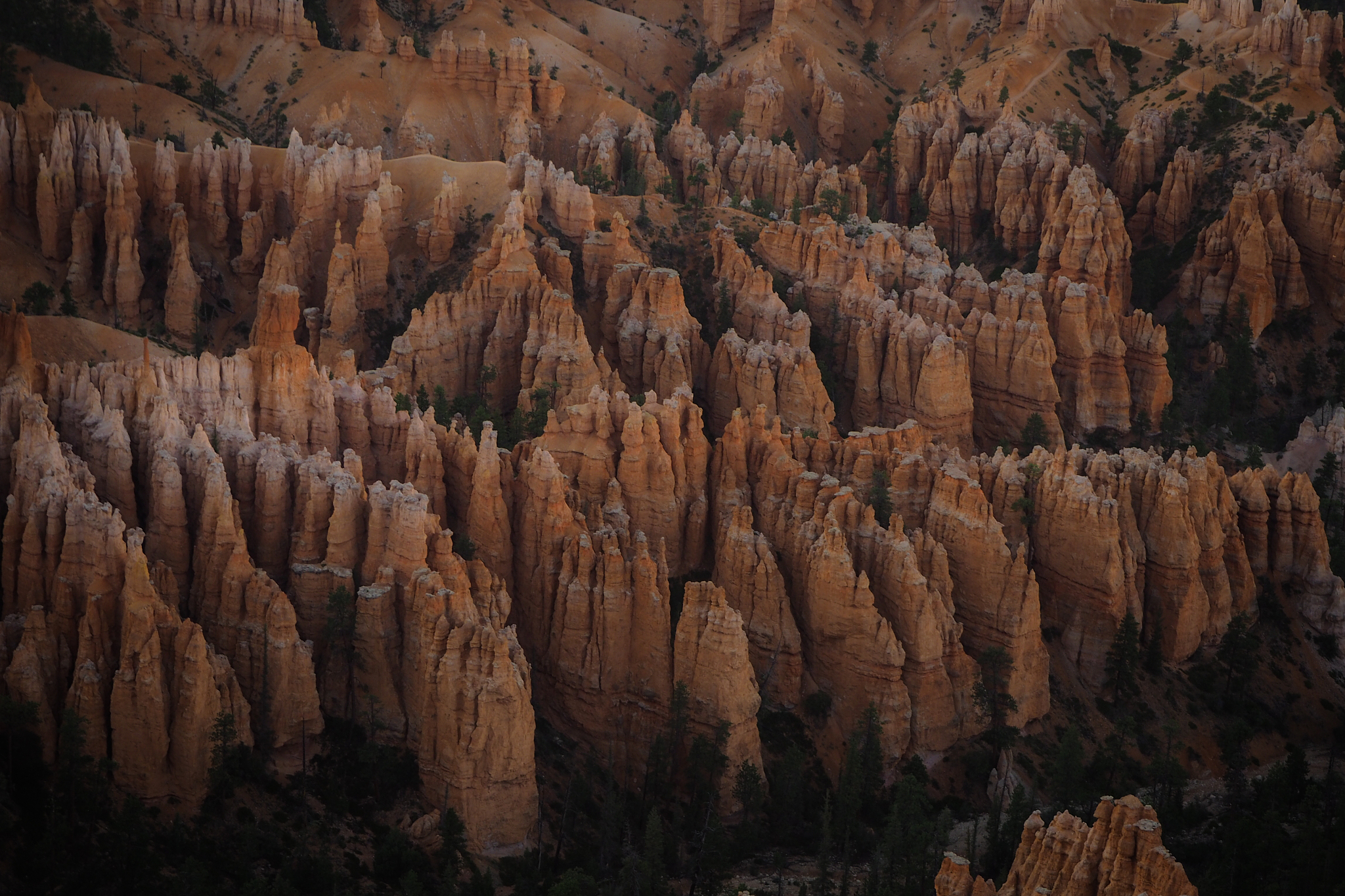 view of rock formations