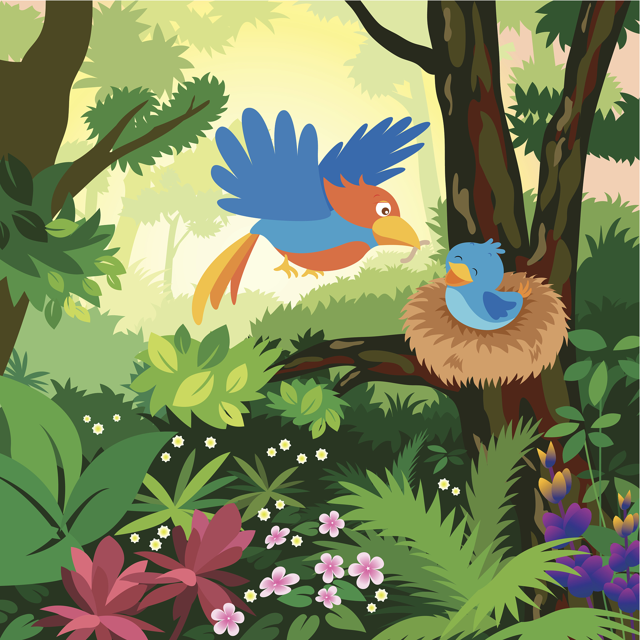 简单讲述两个春天的故事