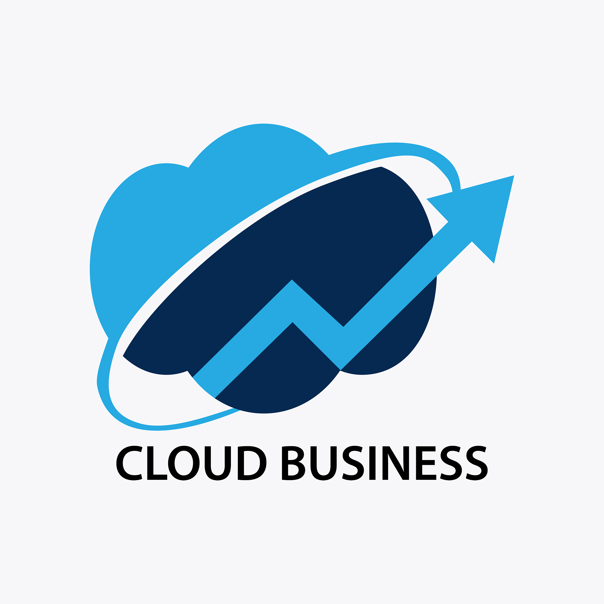 cloud tech business logo