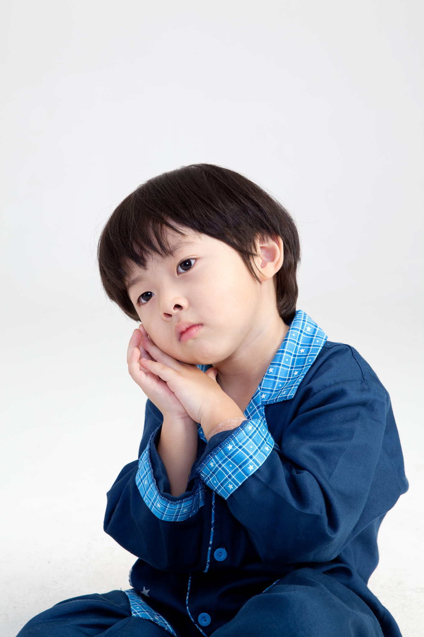 different facial expressions of a child