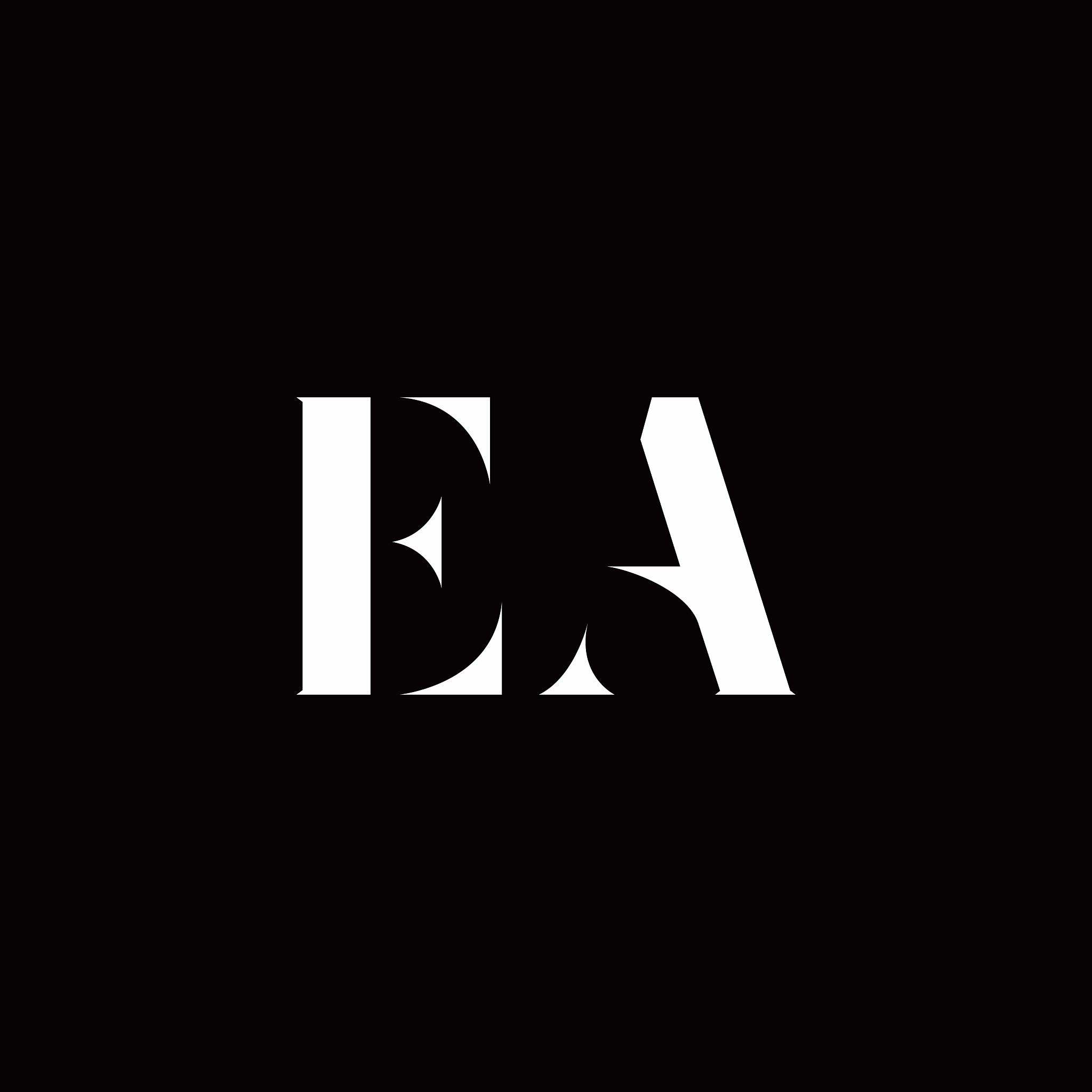 ea logo letter initial logo designs template