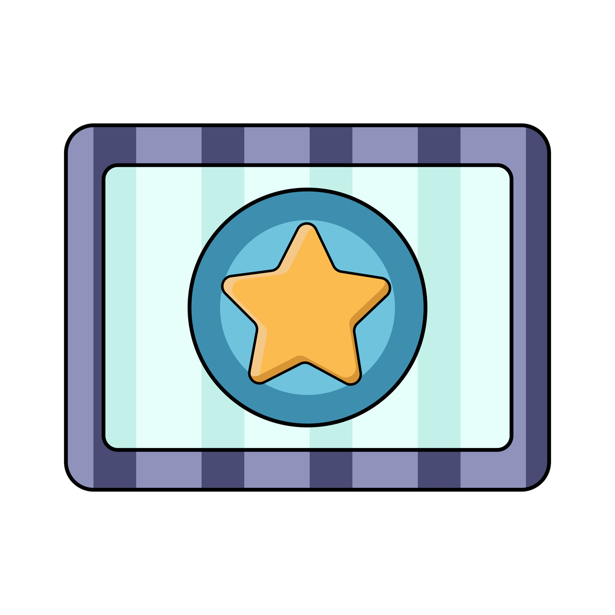 Superhero Explorer Icon: Linear Design