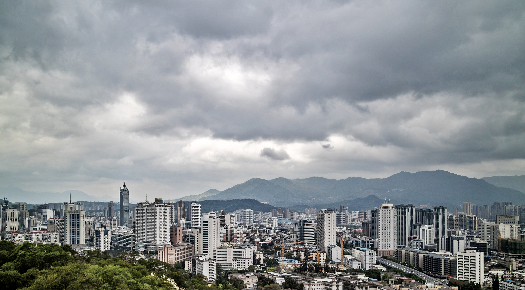 中国福州城市风光