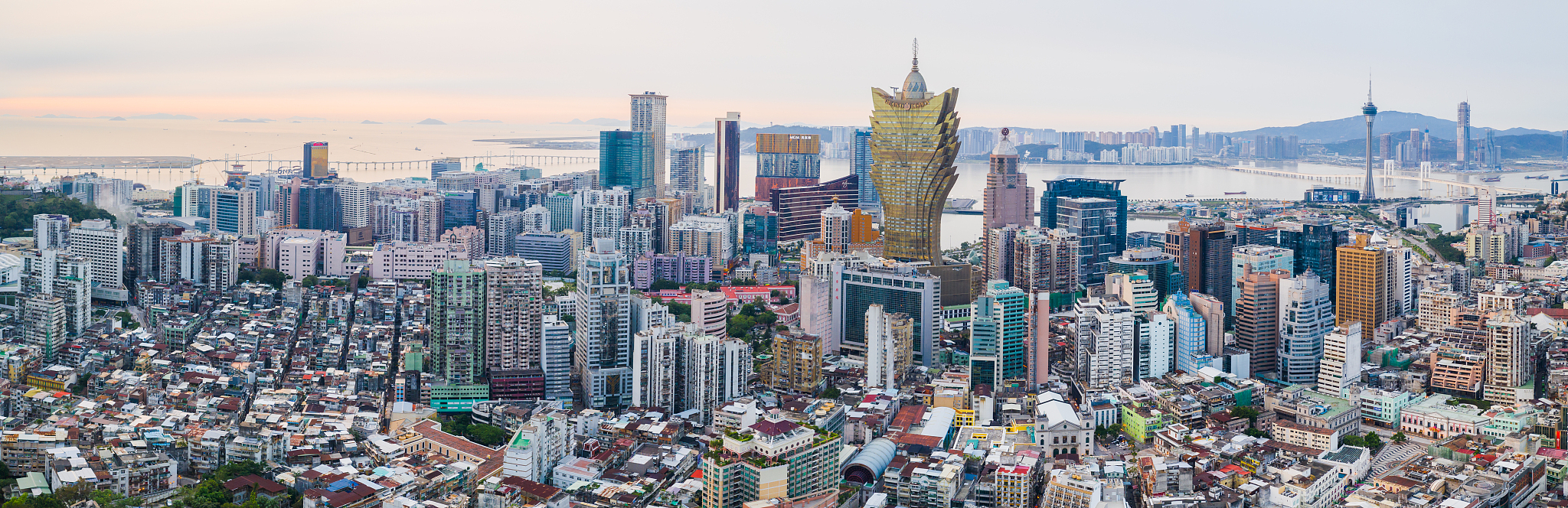 澳门航拍全景图