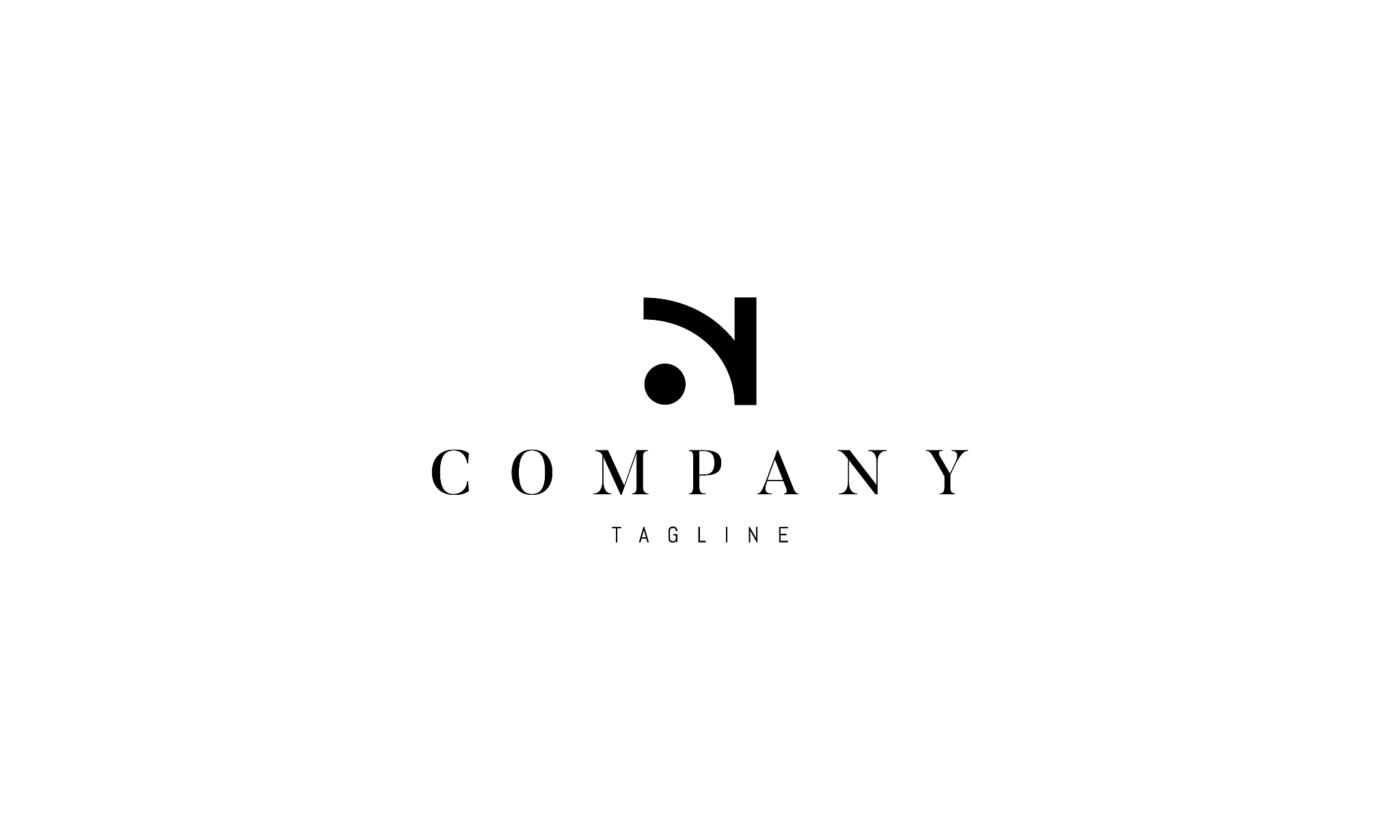 vector logo on which the abstract image of the letter n.