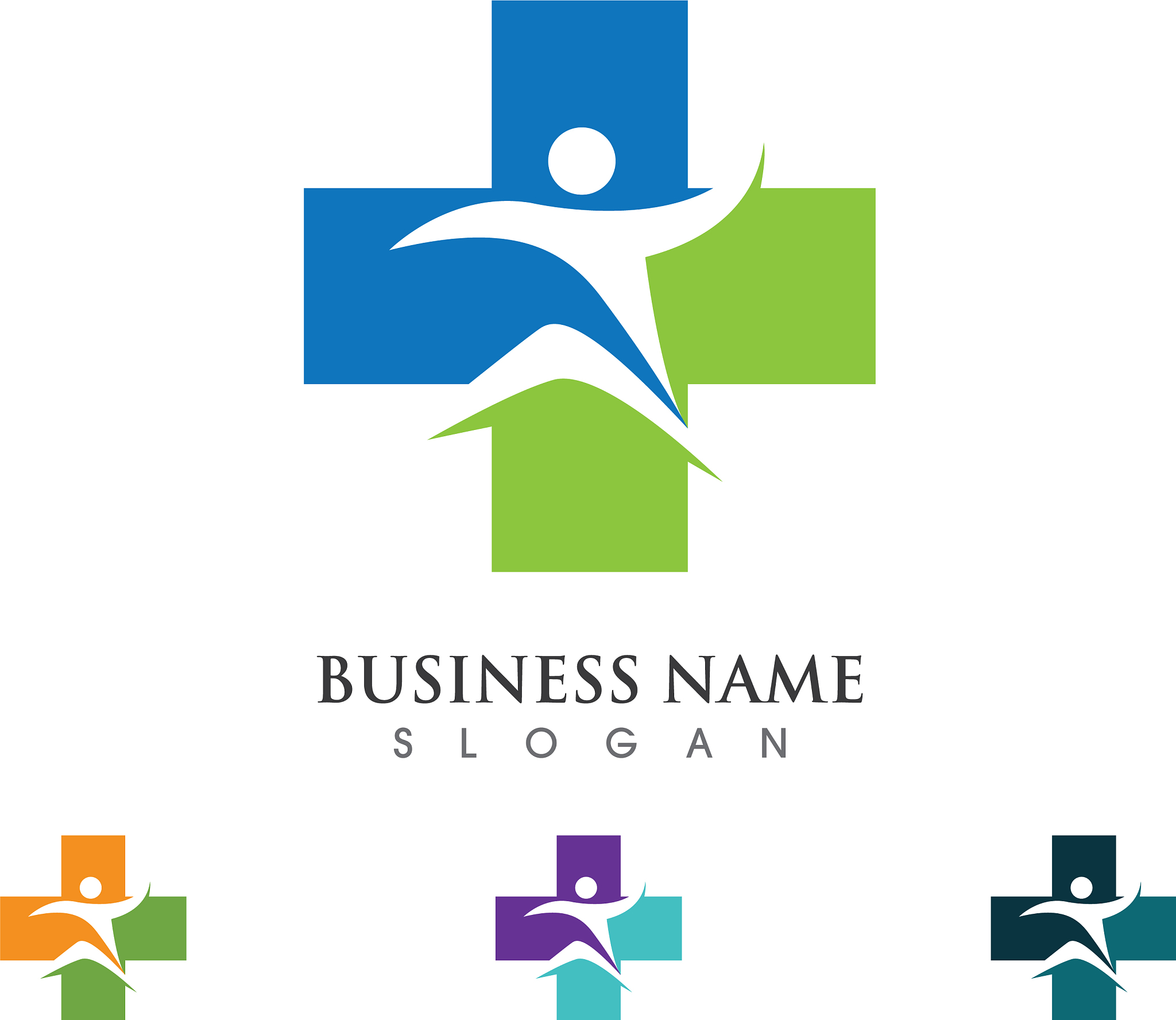 health medical logo template