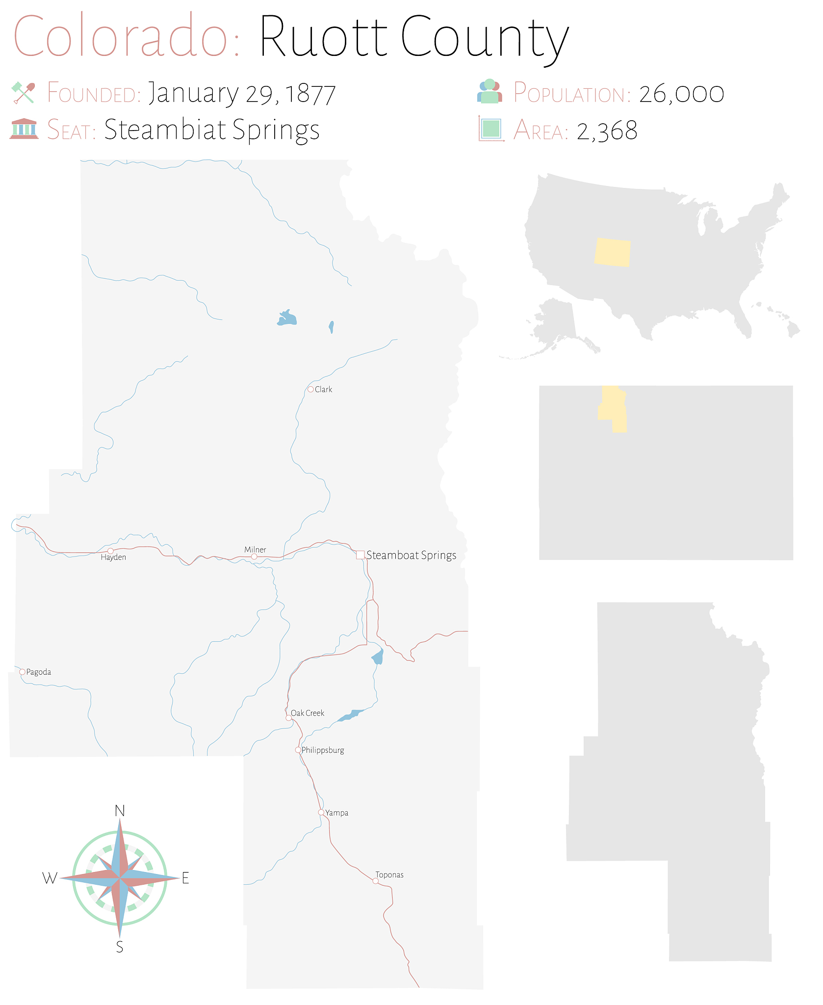 map ruott county in colorado
