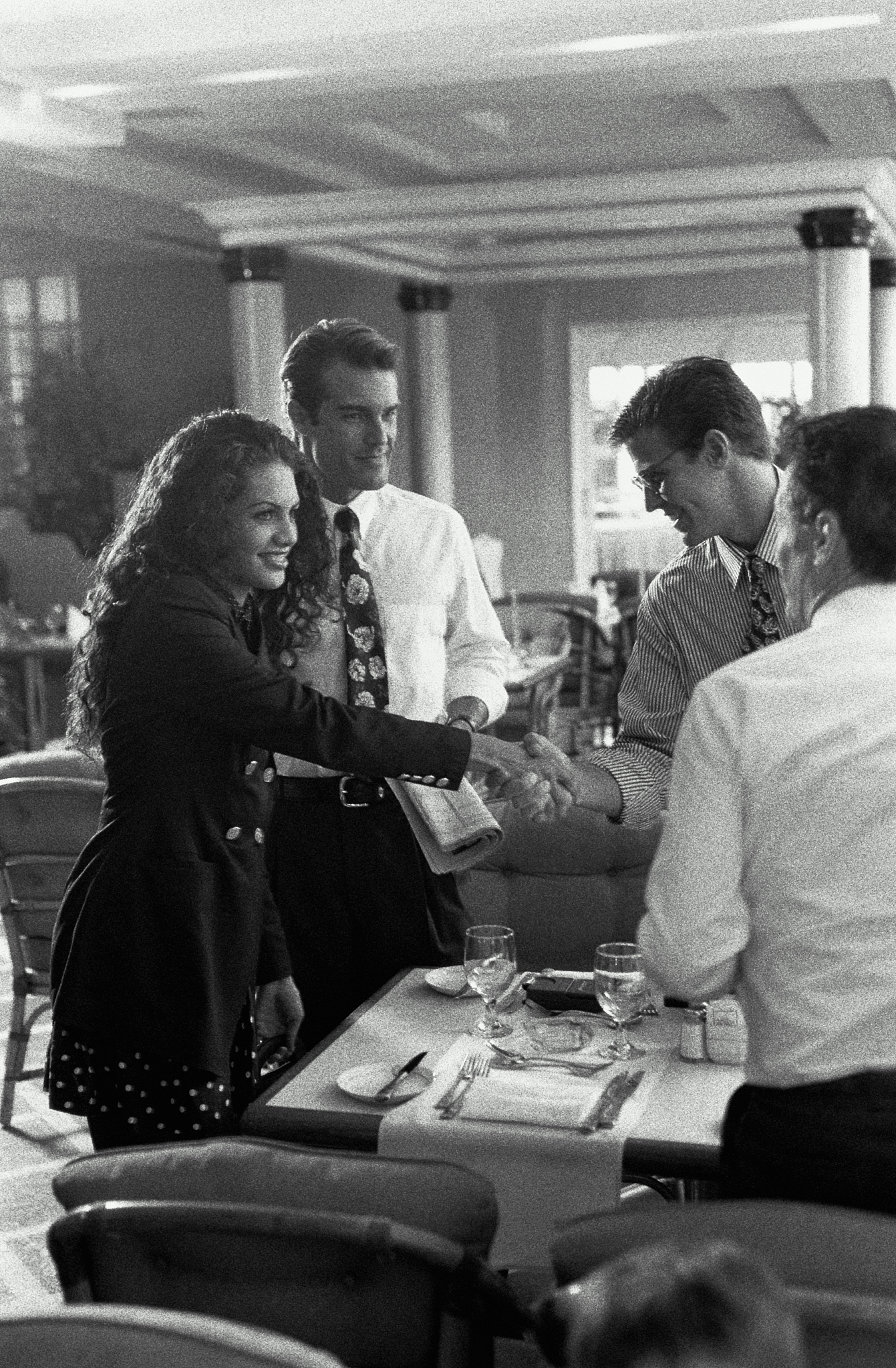 exec people meeting in a restaurant