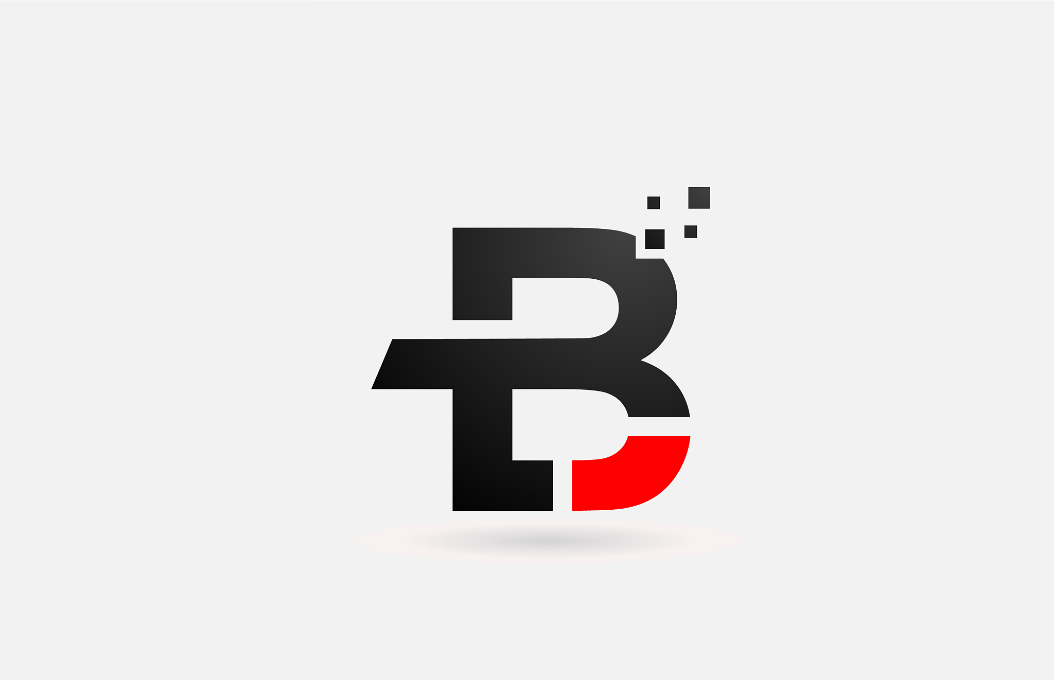 b letter logo icon for business and company