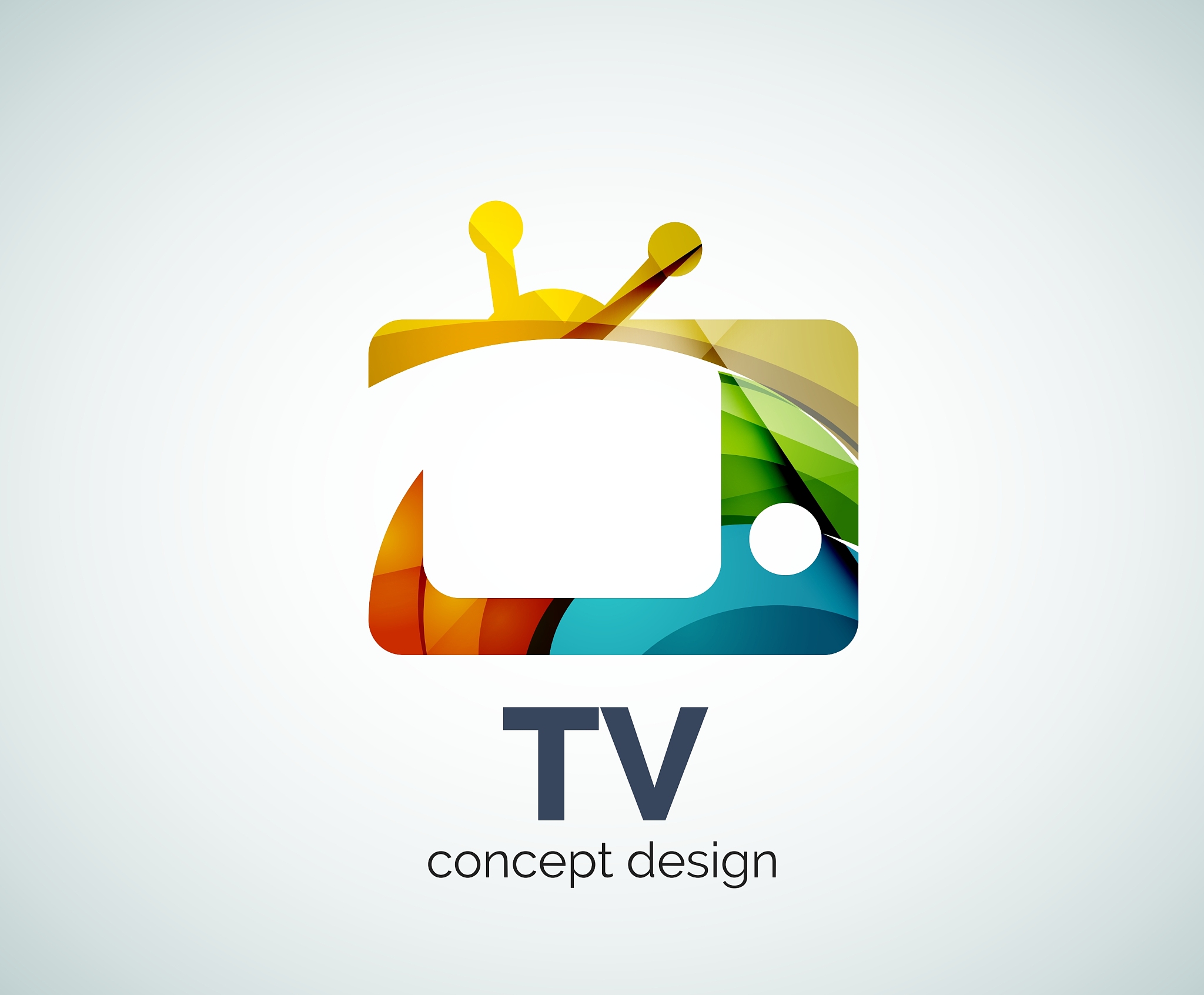 tv logo template