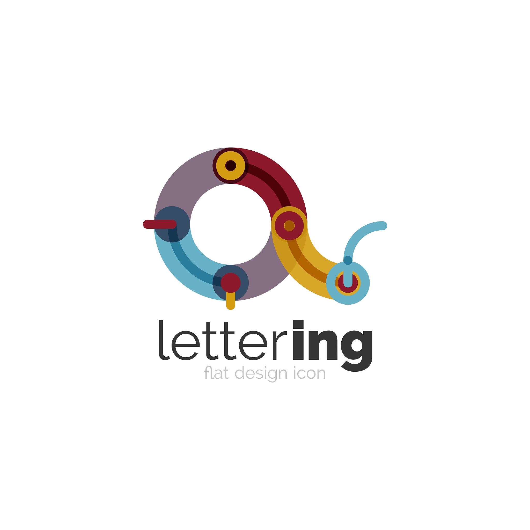 letter logo business icon