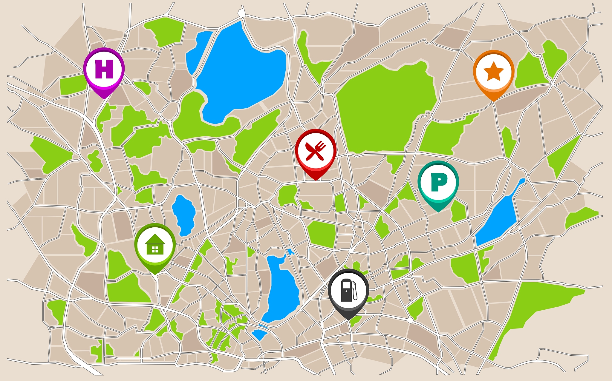 generic navigation map