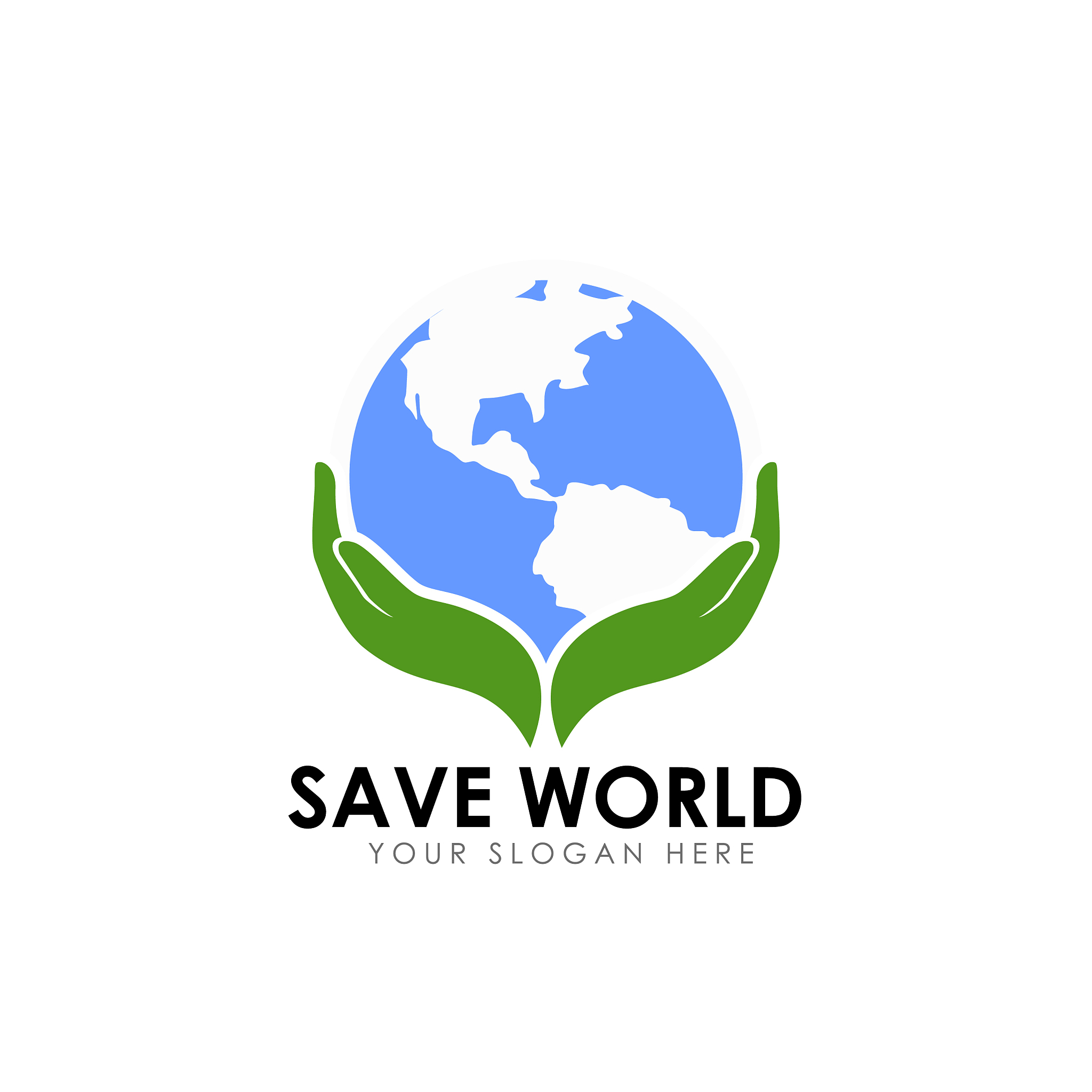 save earth logo design template save globe logo