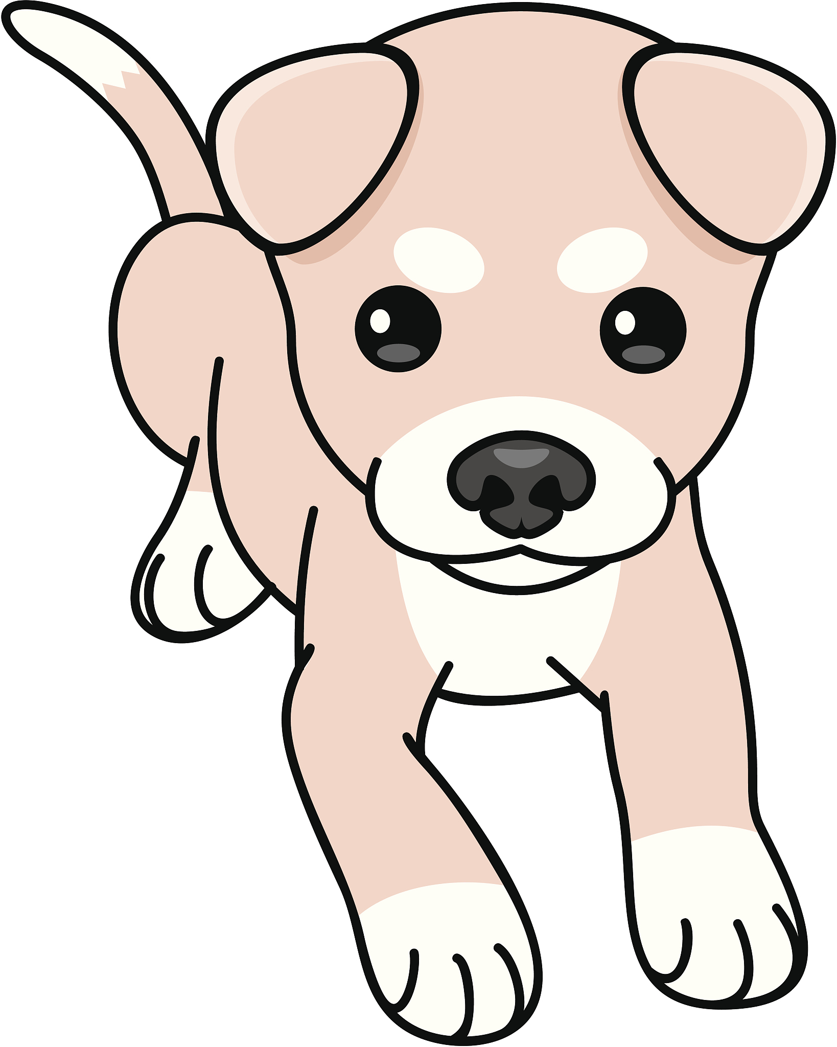 你好您好！有什么可以帮到您呢？绘制图片一只狗白色竖耳朵