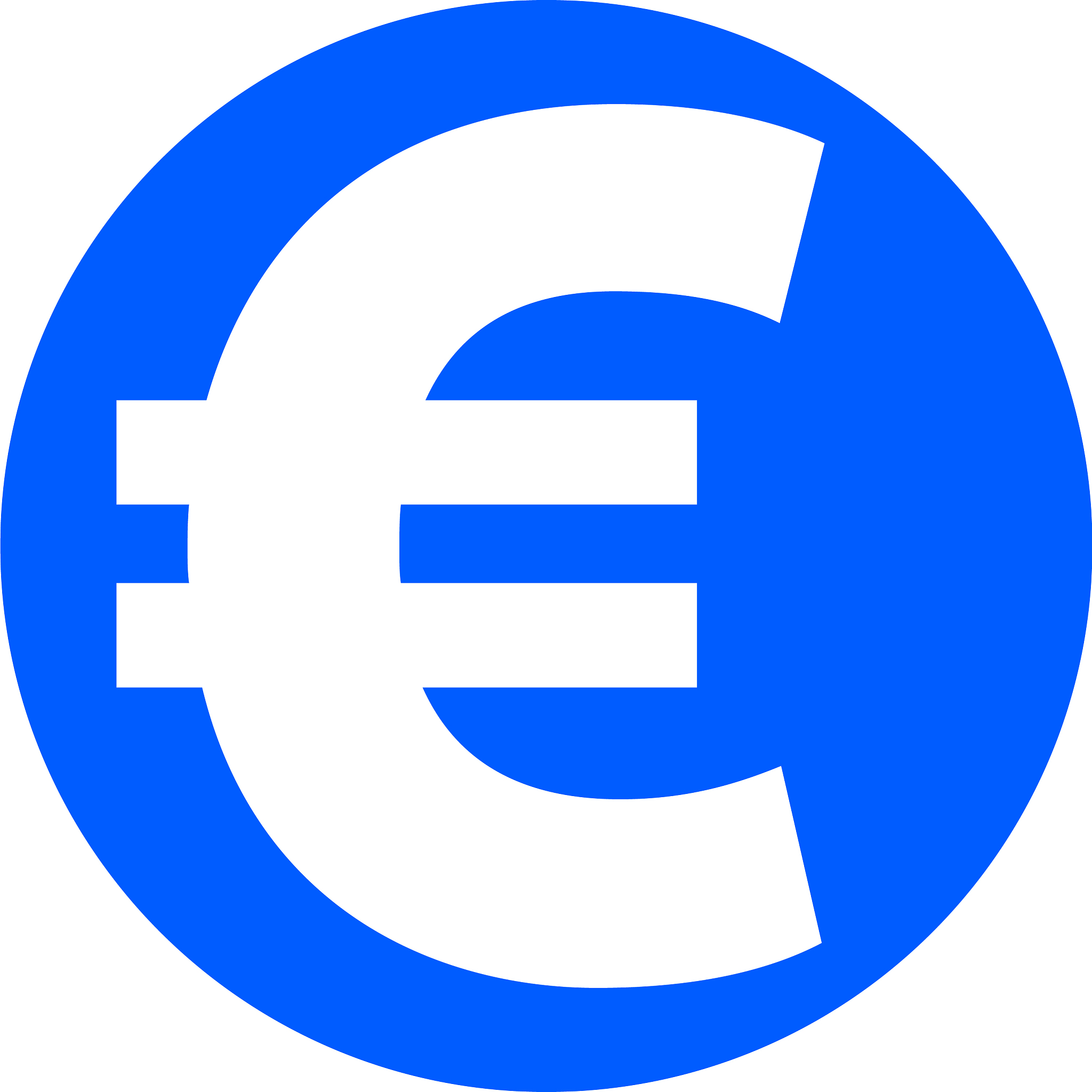 euro glyph icon